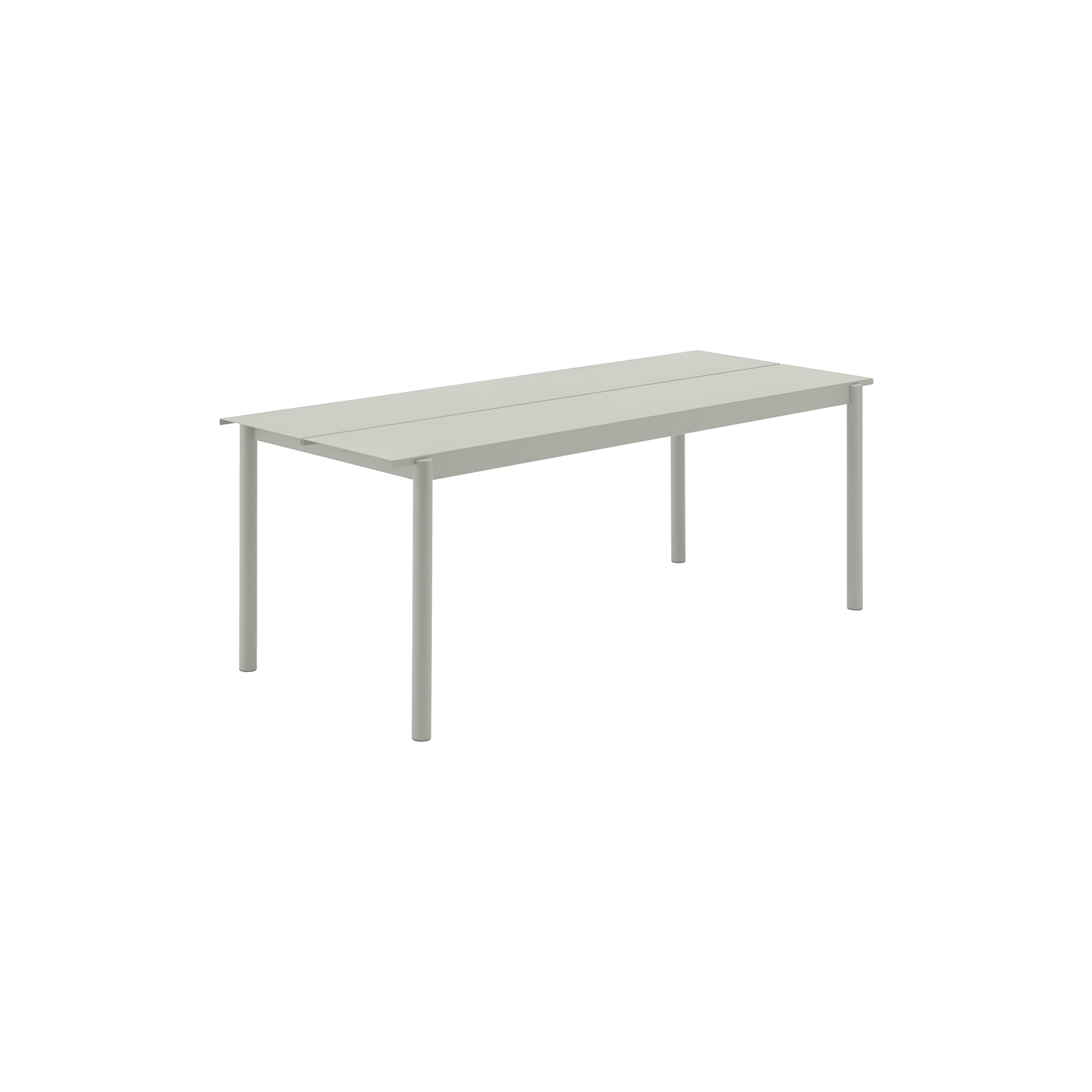 Muuto - Linear Steel Table, grey - 200x75