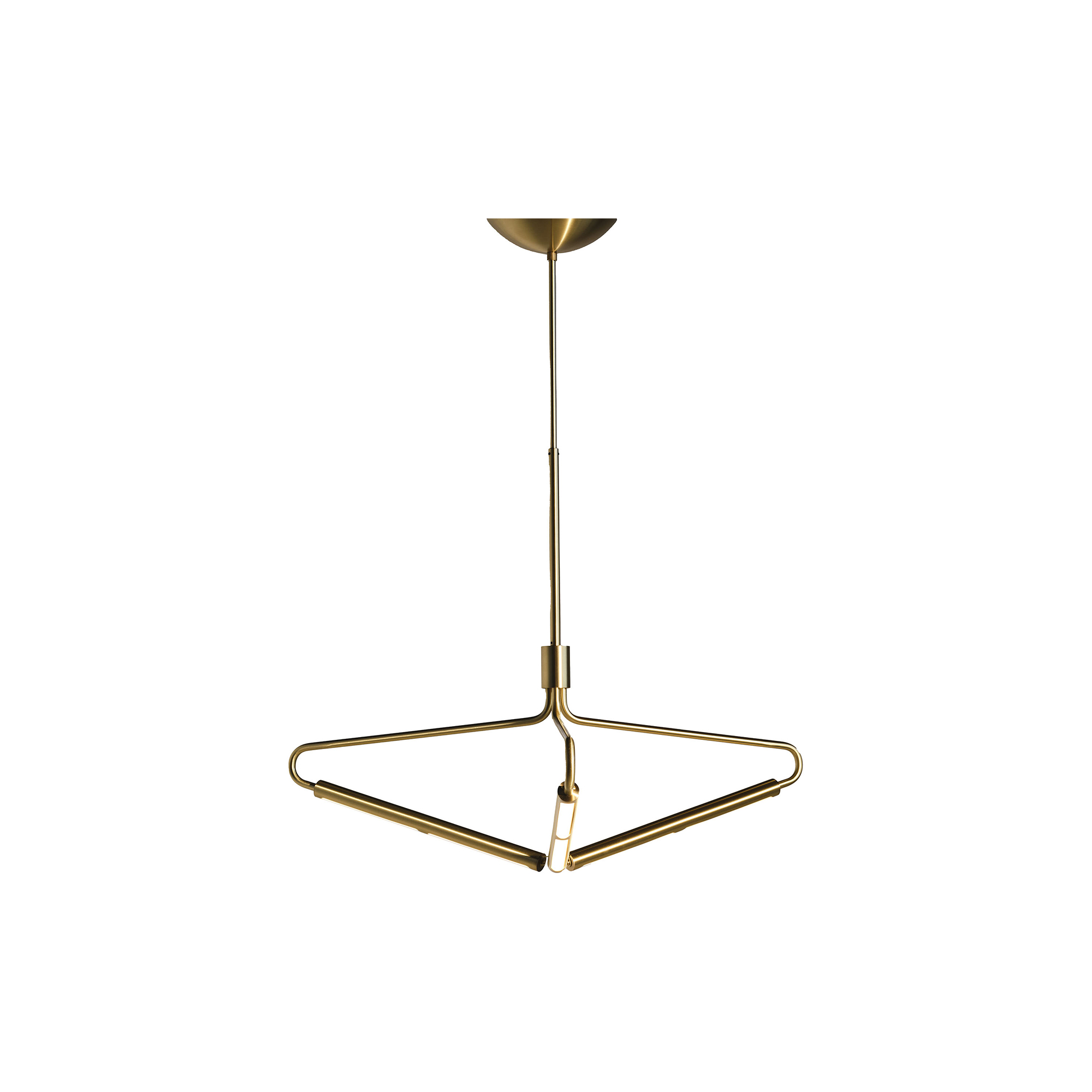 Rubn - Archangel 3 415 Wide Chandelier, brass