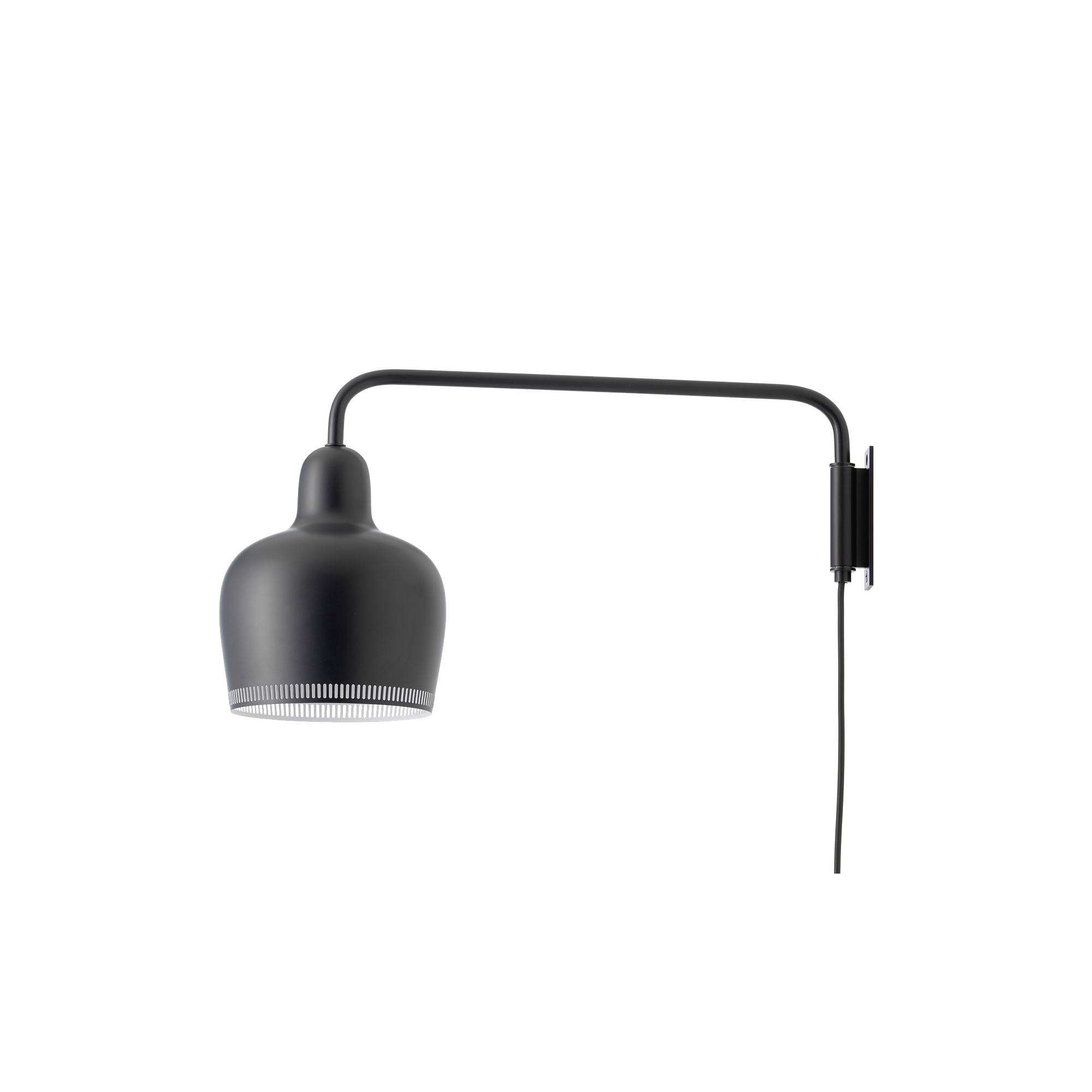 Artek - Wall Light A330S Golden Bell, black