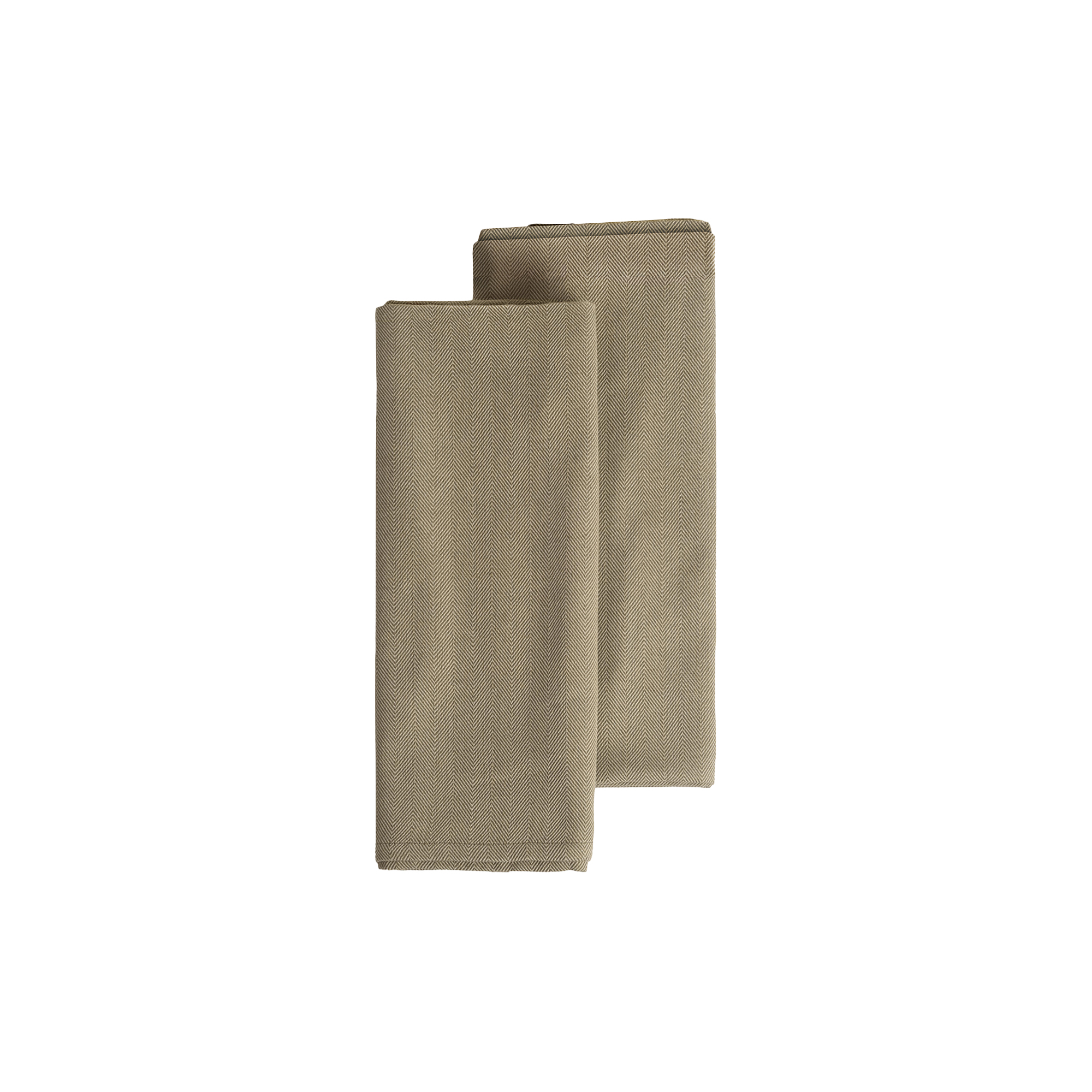 EKTA Living - Napkin Herringbone twill 2 stk., taupe