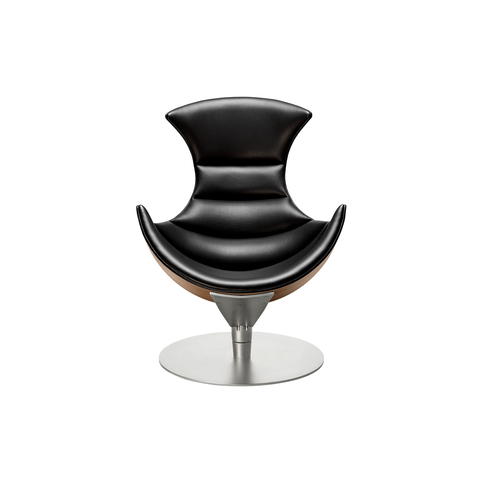 Bruunmunch Furniture - Lobster Chair loungestol, valnød/krom