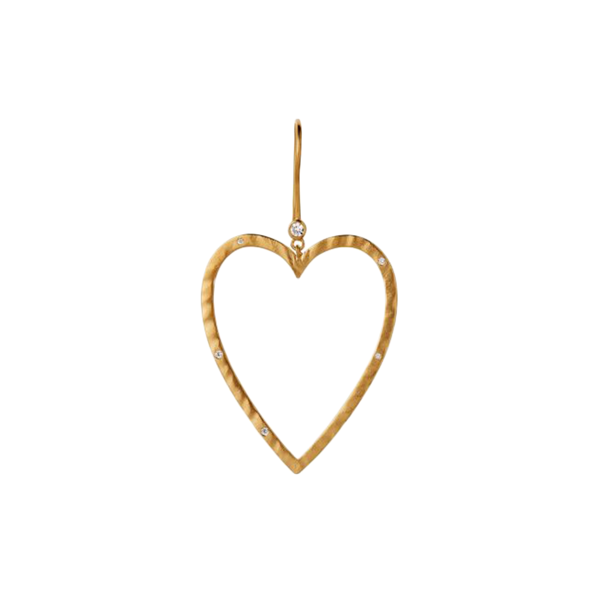 Stine A Jewelry - Power Heart Earring Single, gold
