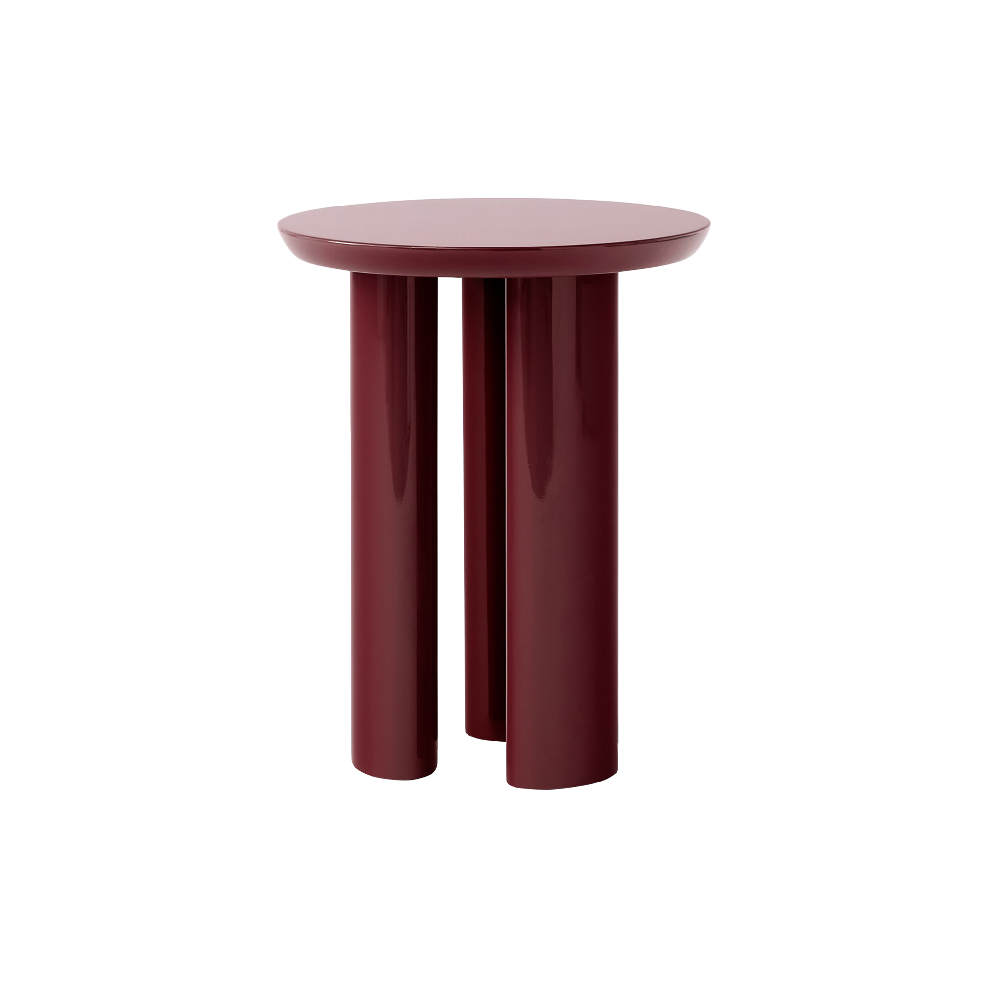 &Tradition - Tung JA3 Side Table, burgundy red