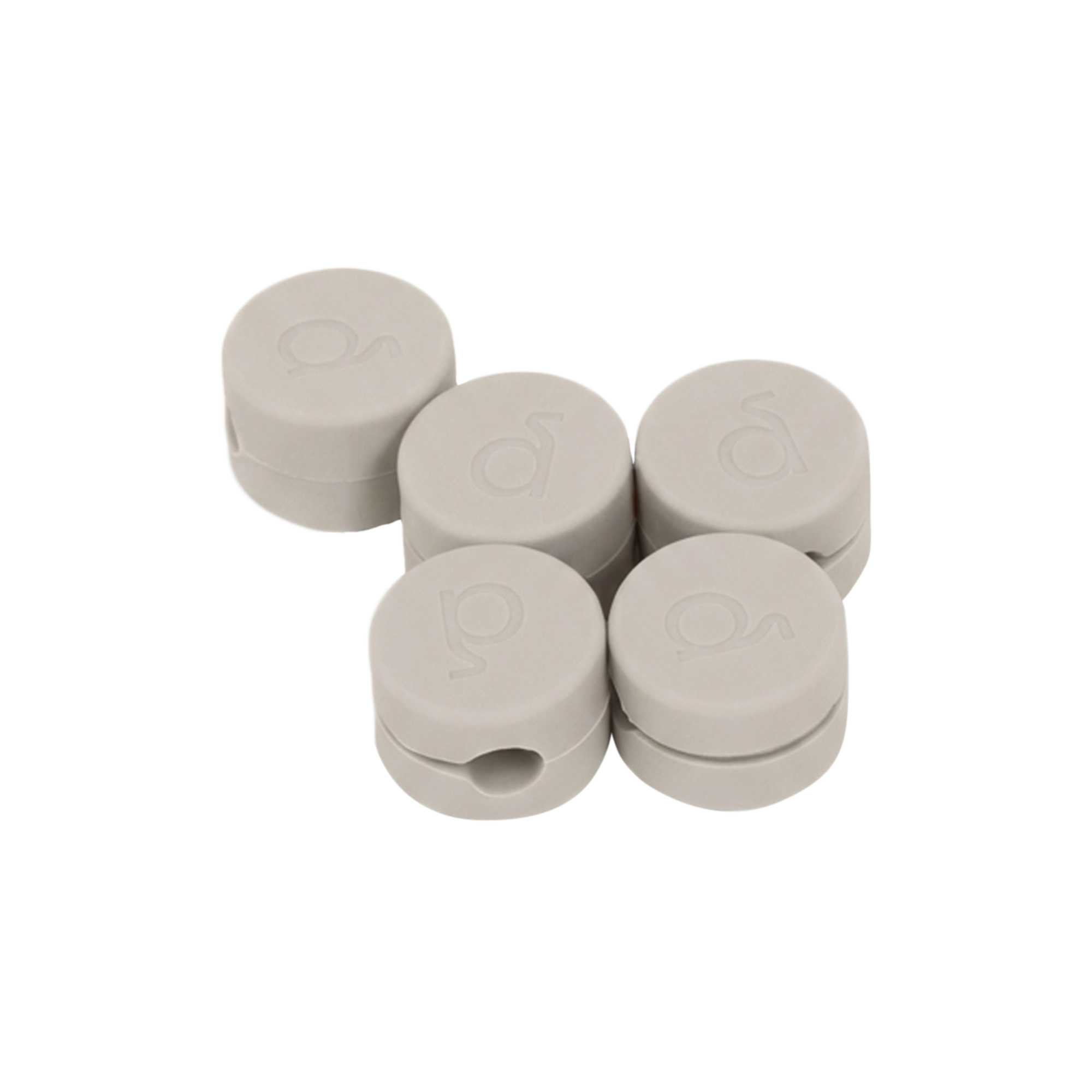 Pedestal - Cable Clips, oat, Power