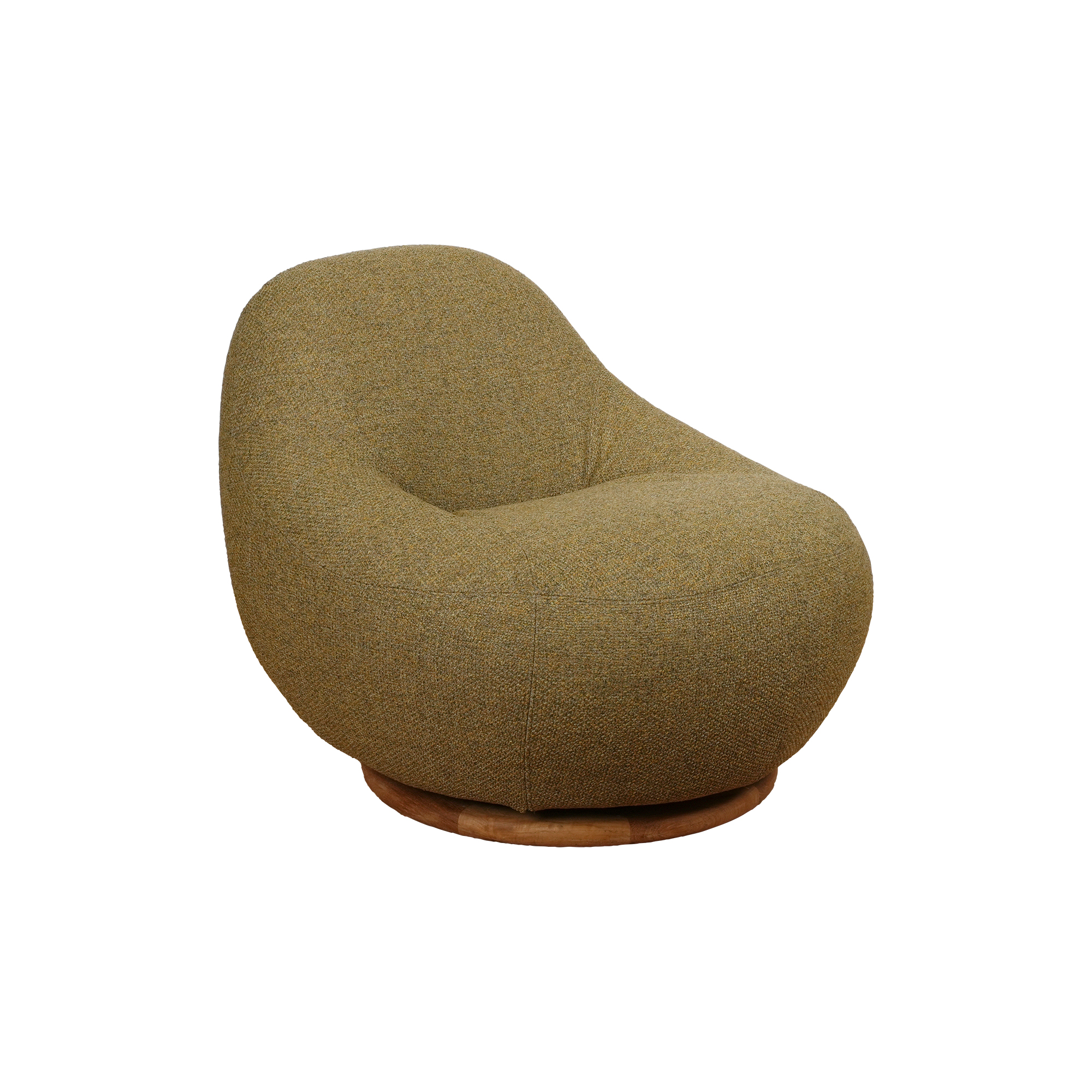 Cane-line - Gem loungestol med drejefod, turmeric yellow