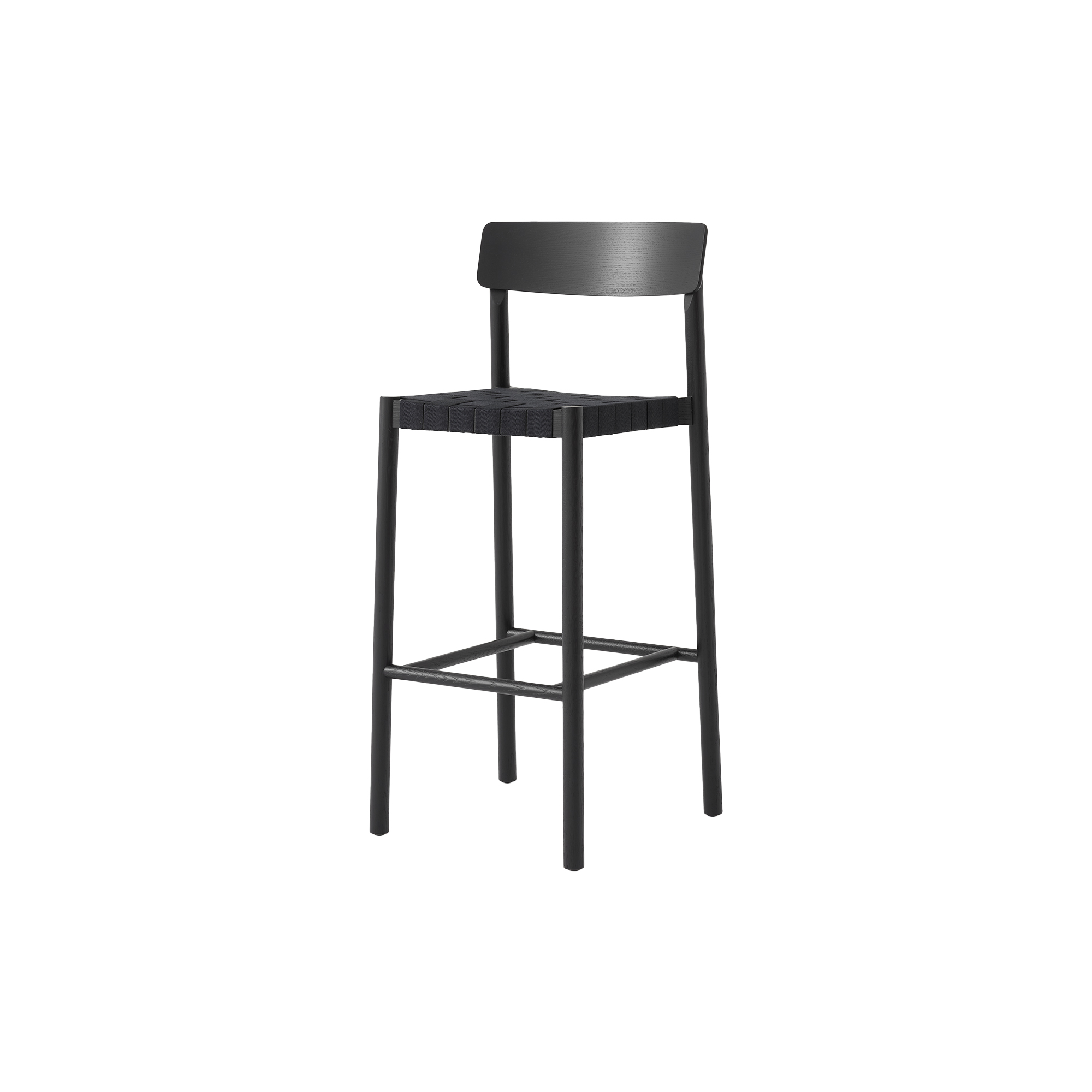 &Tradition - Betty TK15 Bar Chair, black lacquered ash/black