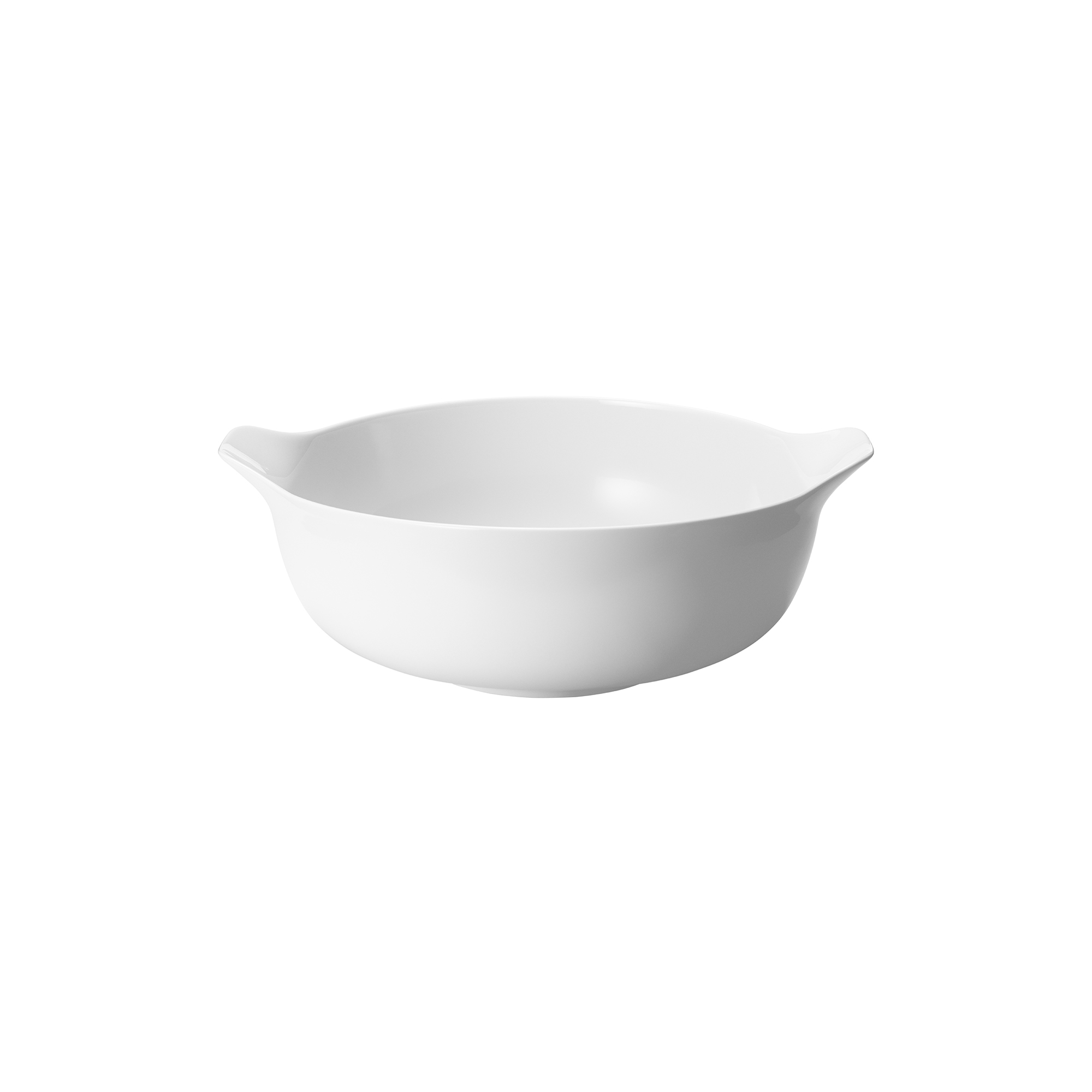 Georg Jensen - KOPPEL stor serveringsskål 22 cm, hvid, Henning Koppel - Large