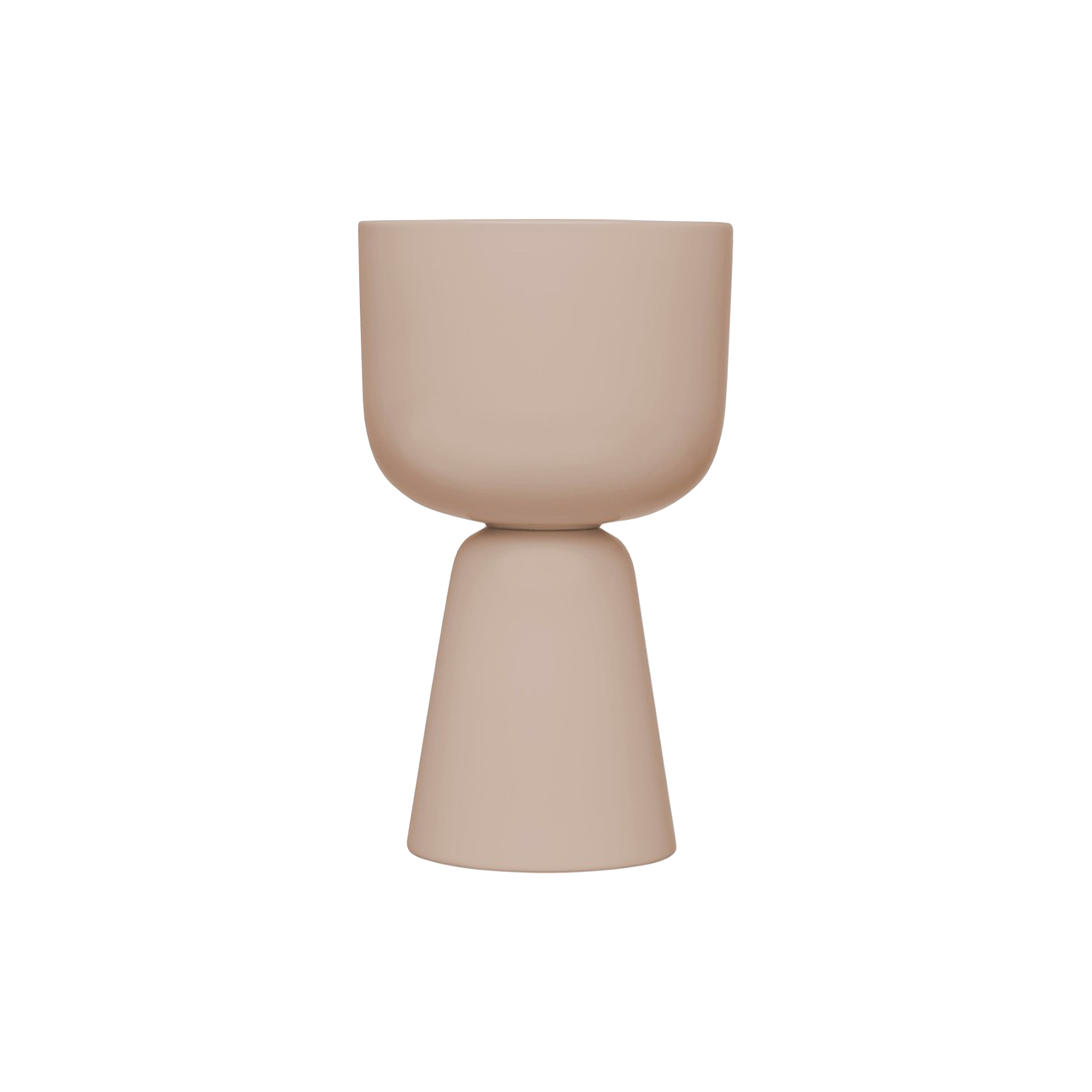 Iittala - Urtepotte S, beige, Nappula - H23 cm