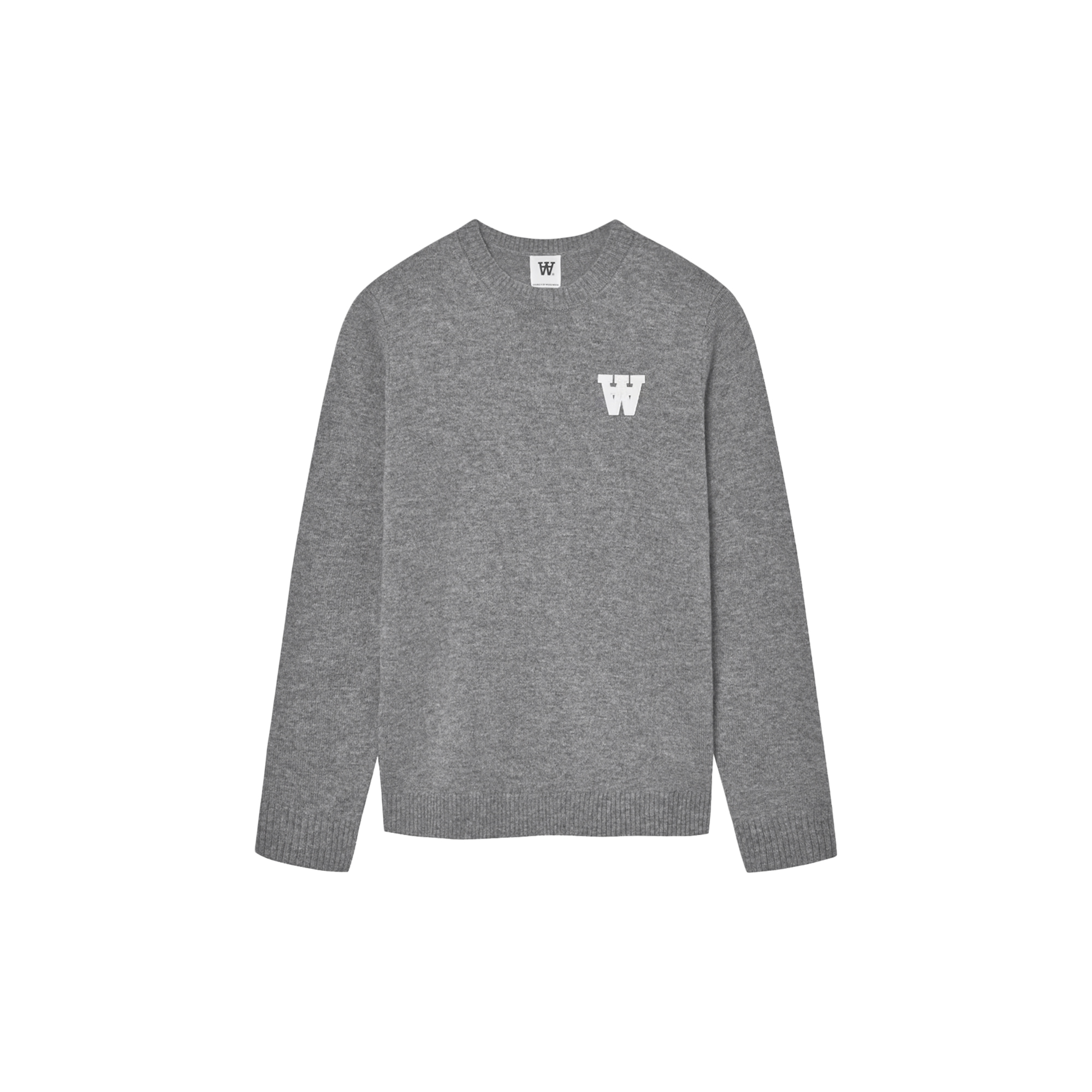 Wood Wood - WWTay Pullover, light melange grey - Str. M