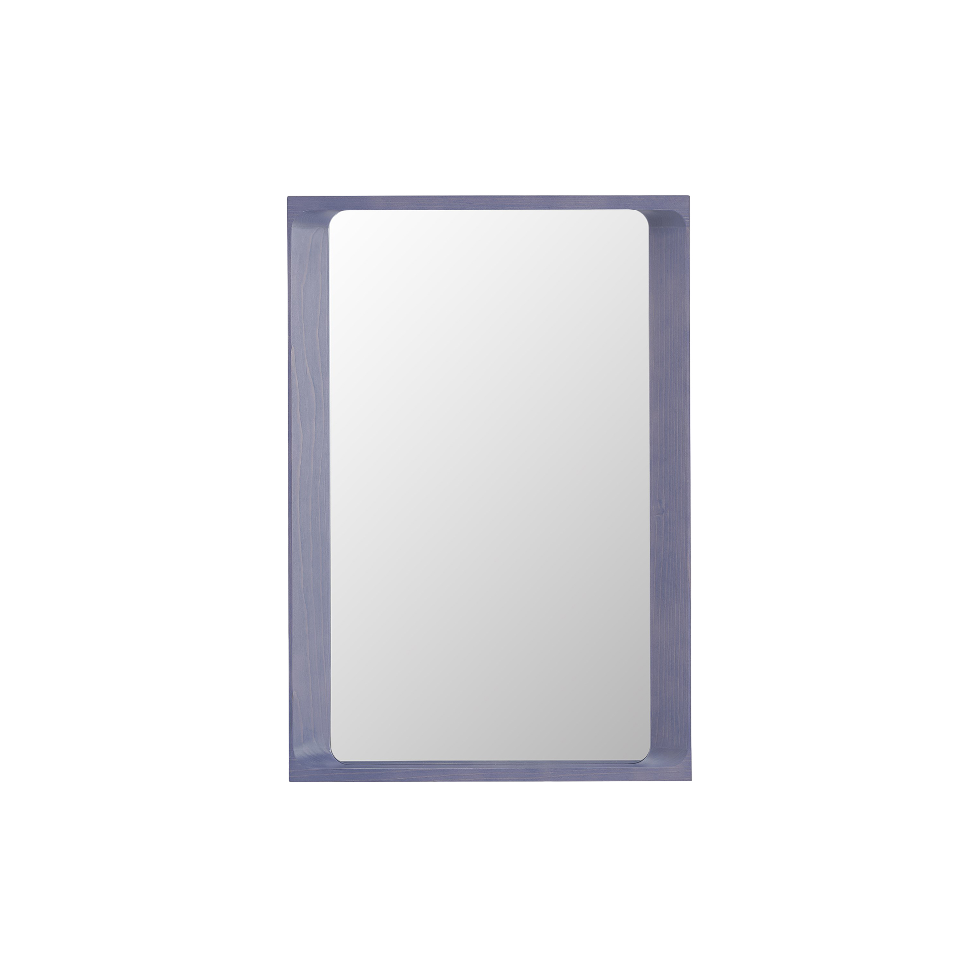 Muuto - Arced Mirror, light lilac - 80x55 cm