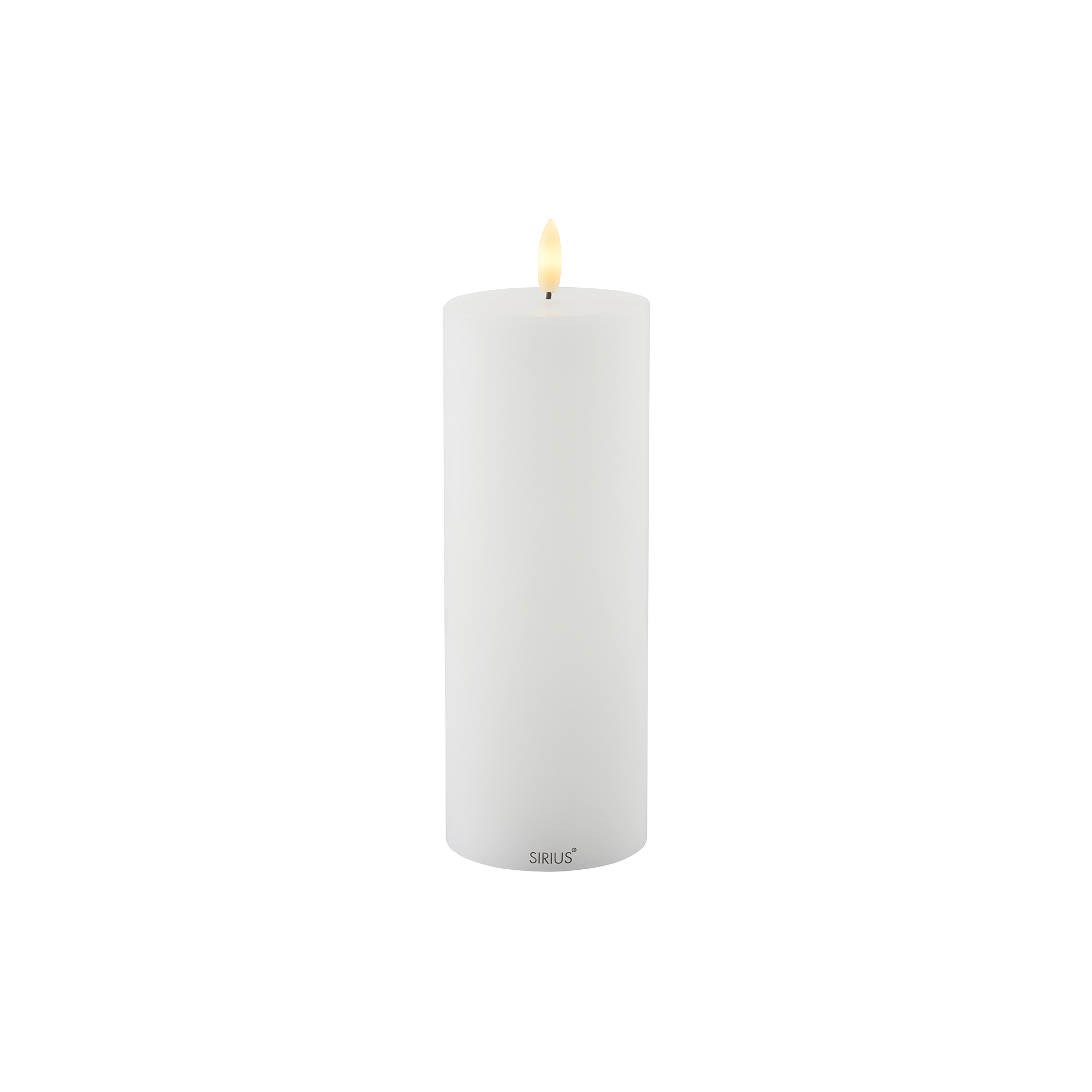 Sirius Home - Sille genopladeligt lys, white - H20 cm