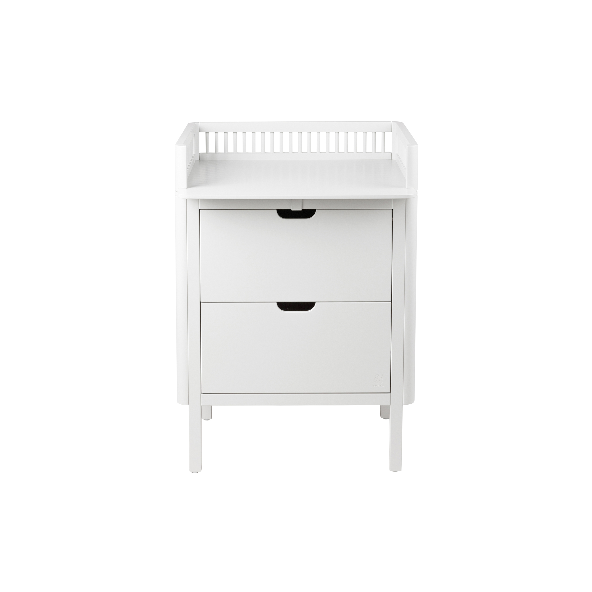 Sebra - Sebra puslebordet med skuffer, classic white