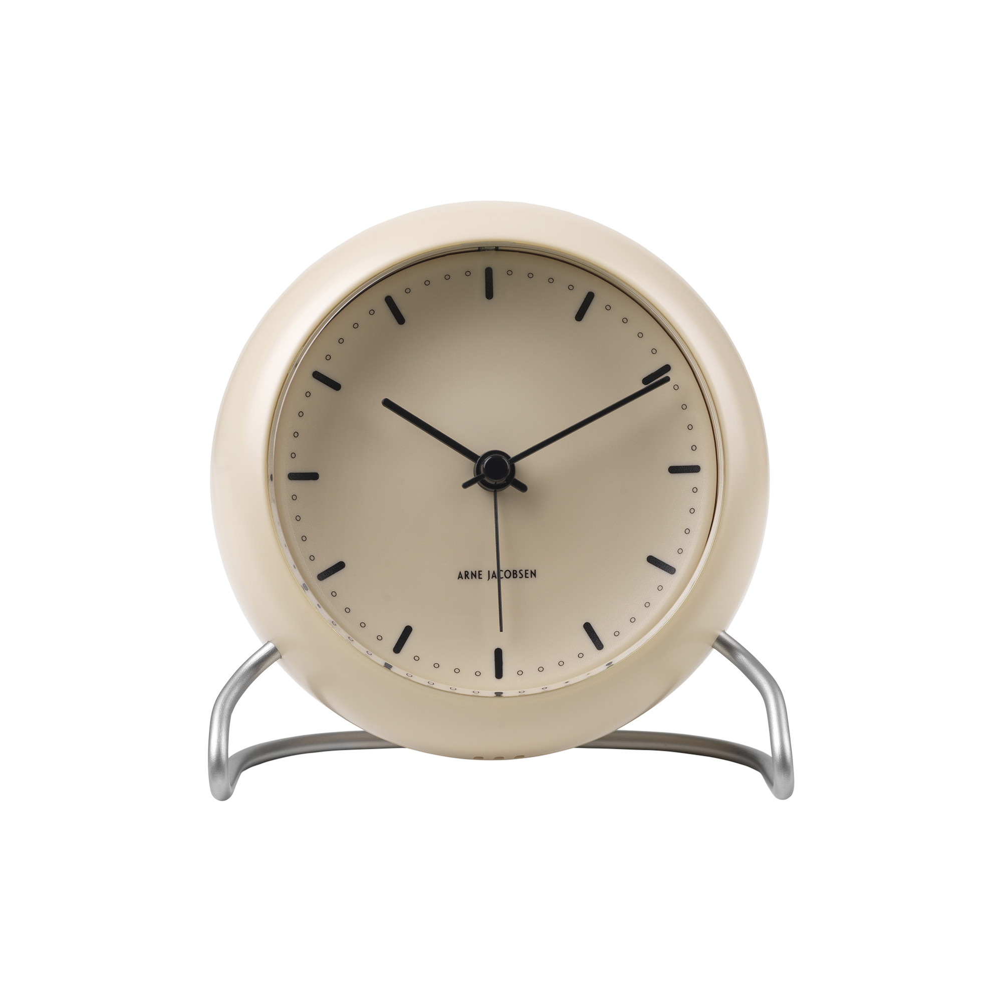 Arne Jacobsen Clocks - City Hall bordur, sandy beige - Ø11 cm