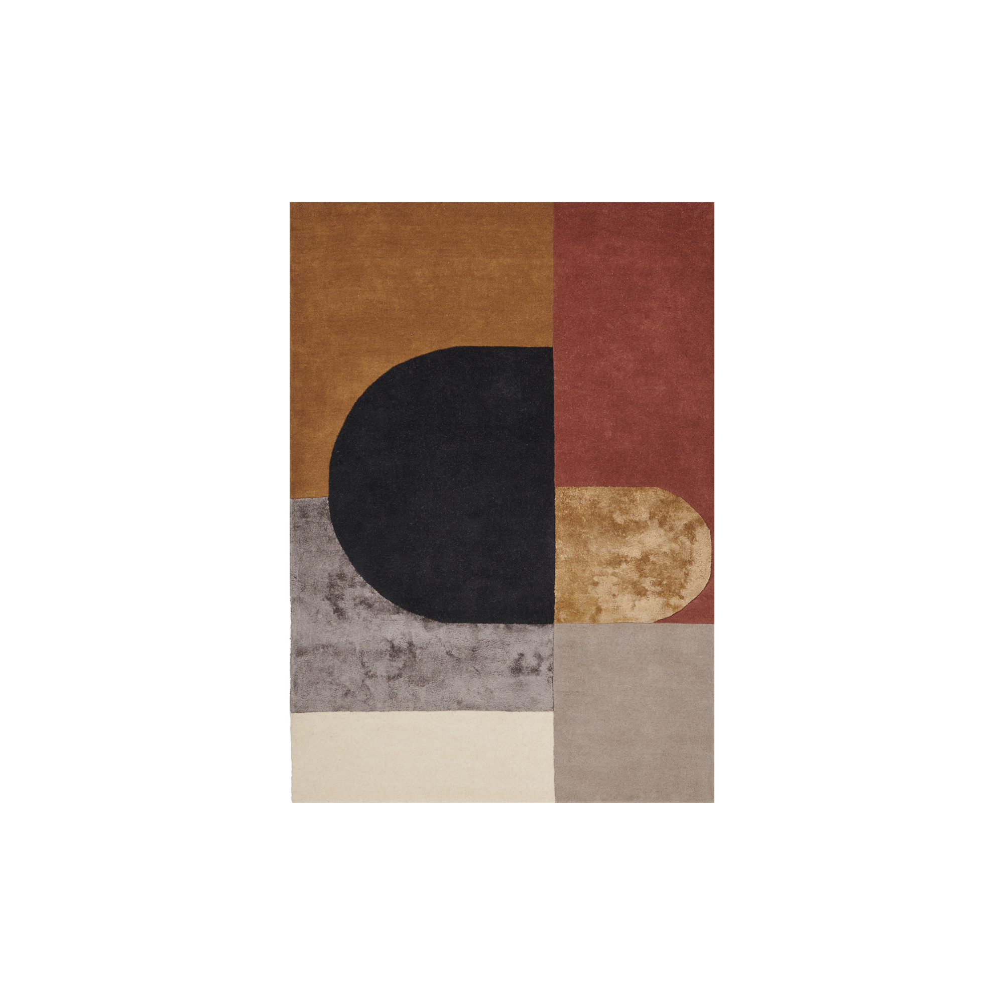 Linie Design - Vilja gulvtæppe, mustard - 170x240 cm