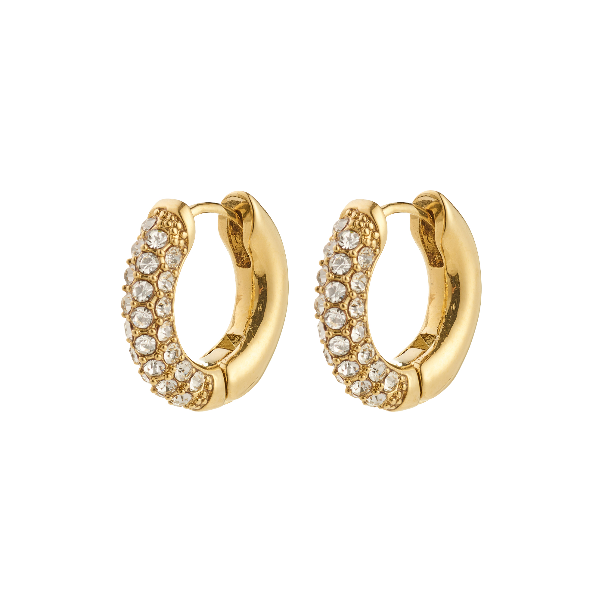 Pilgrim - TATUM hoops Small, guldbelagt - Small