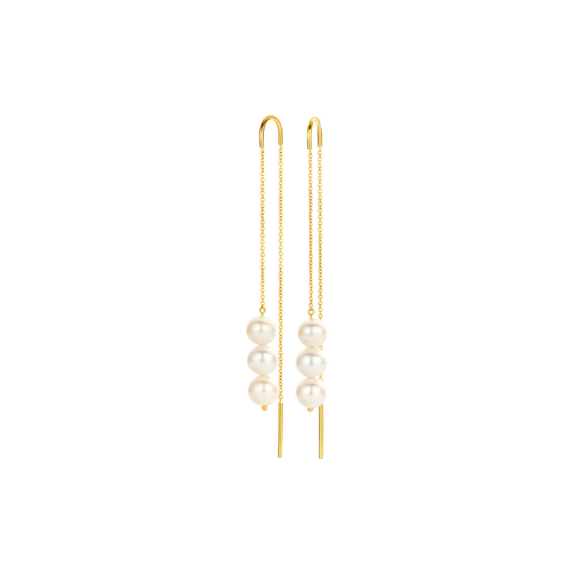 Spirit Icons - GEISHA vedhæng med perler, guld