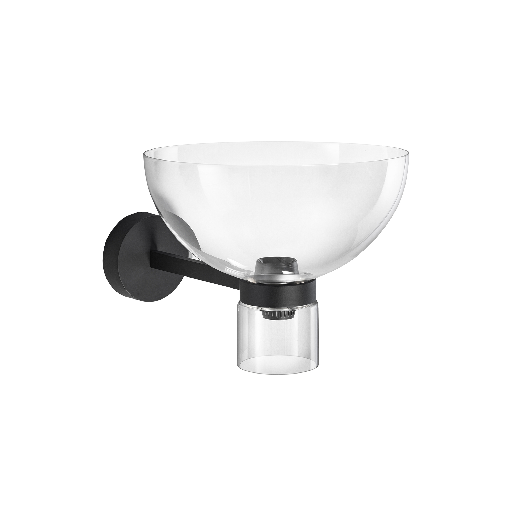 Flos - NOCTURNE W Bowl Wall Lamp, black