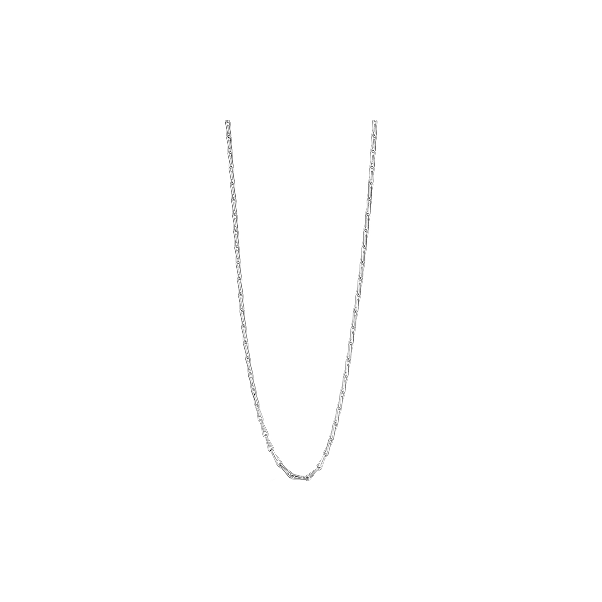 Pure by Nat - Carmen chain halskæde, sølvbelagt