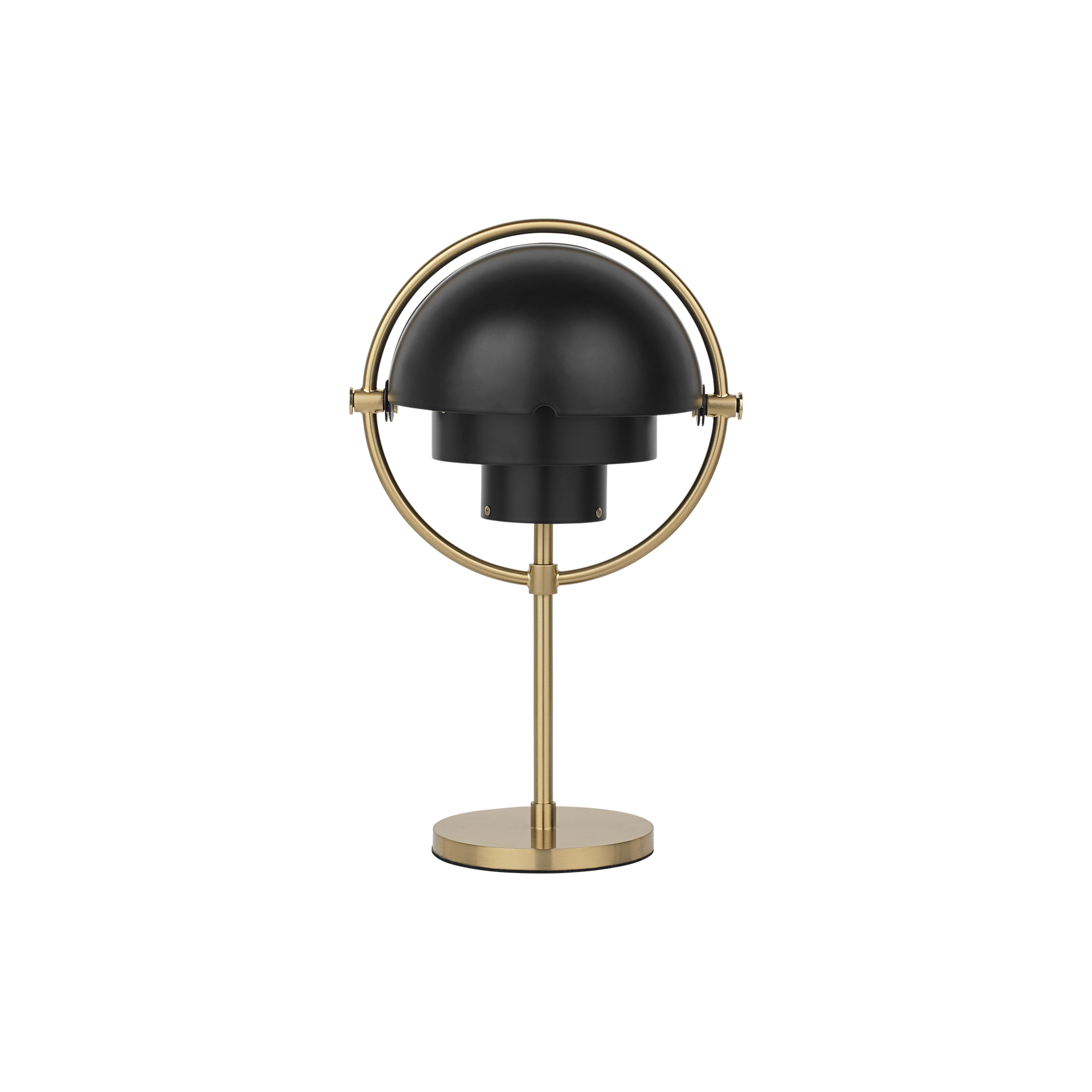 GUBI - Multi-Lite Portable Lamp, black semi matt/brass