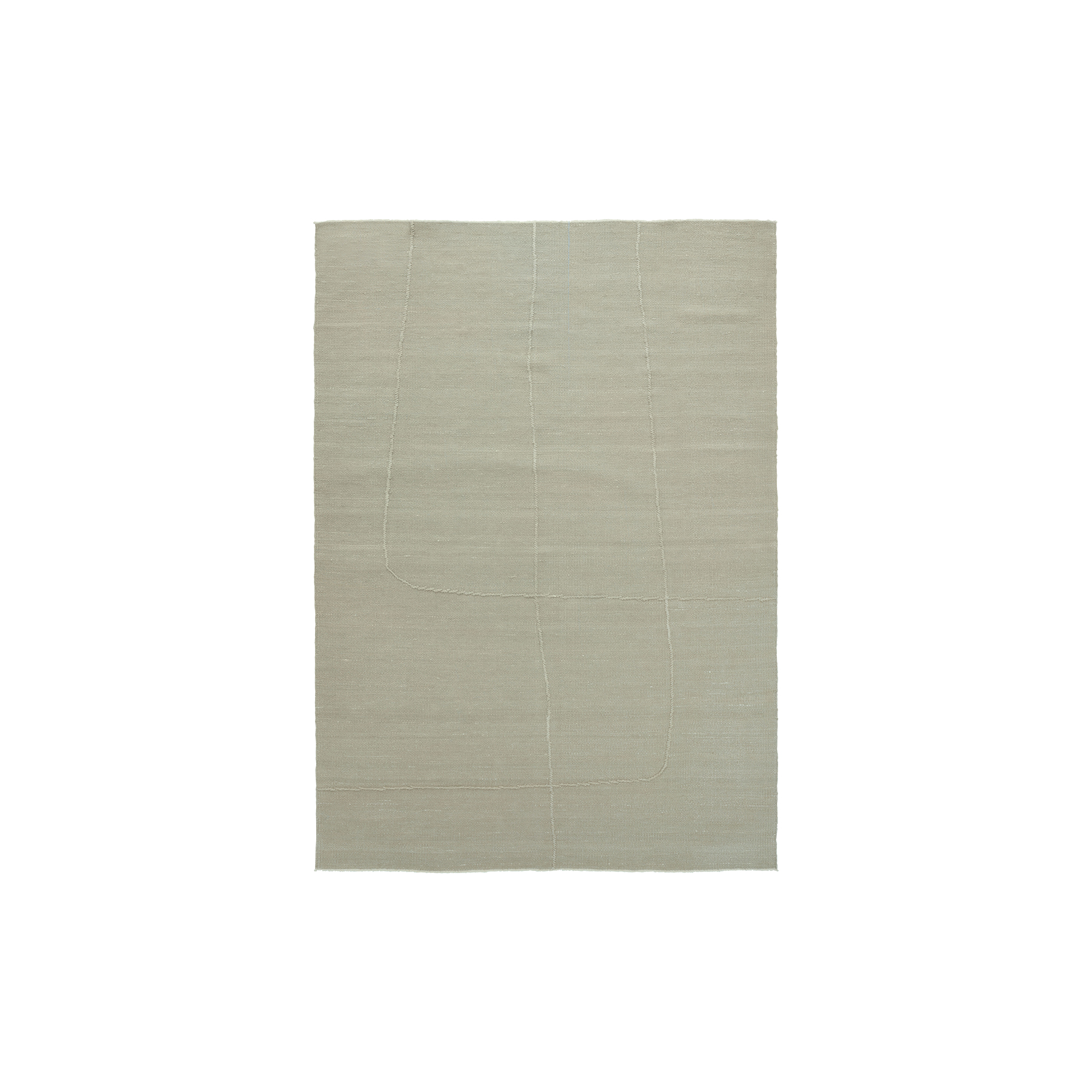 Linie Design - Flow Shen gulvtæppe, taupe - 140x200 cm