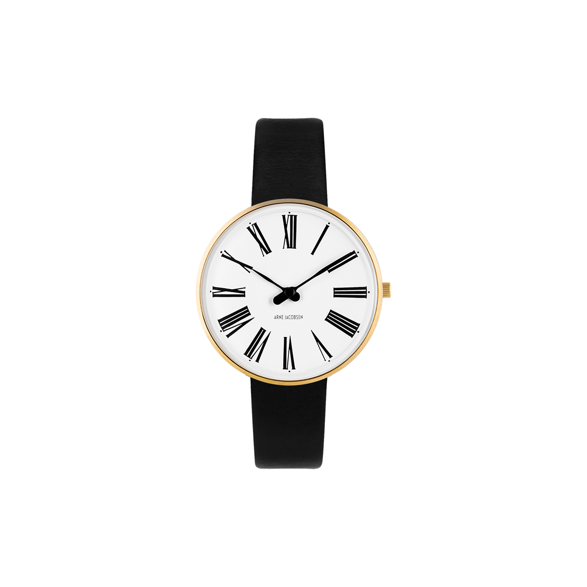 Arne Jacobsen Watches - Roman armbåndsur, white/gold/black - 34mm