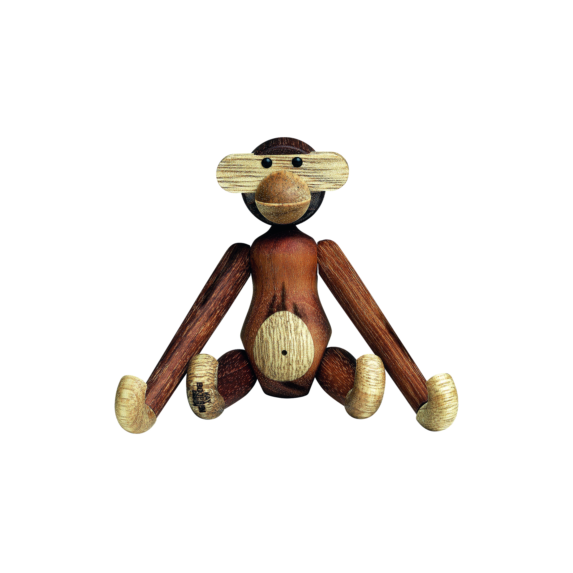 Kay Bojesen Denmark - Abe mini, teak/limba, Monkey - Mini