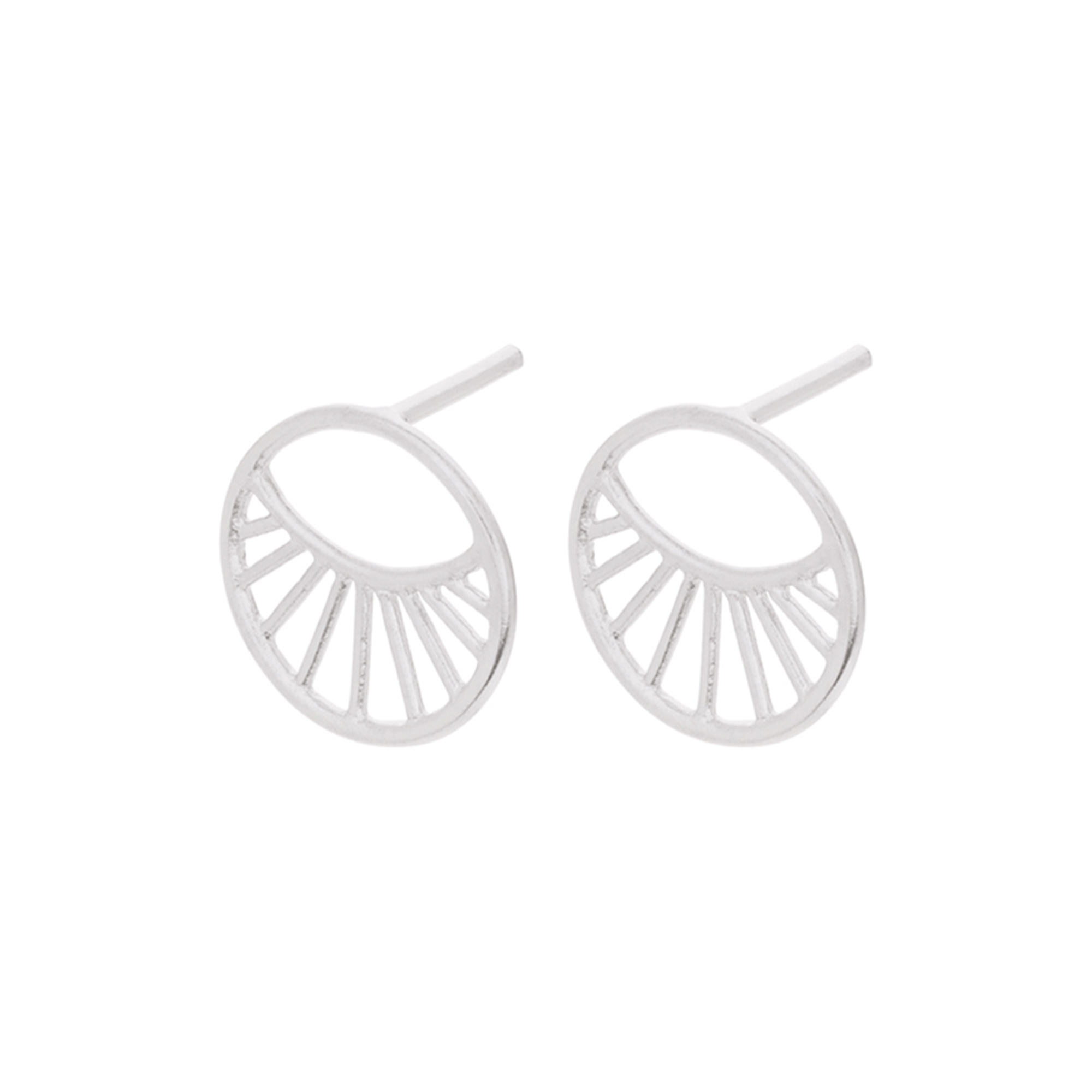 Pernille Corydon Jewellery - Daylight ørestikker, sølv - L: 1,1 cm.