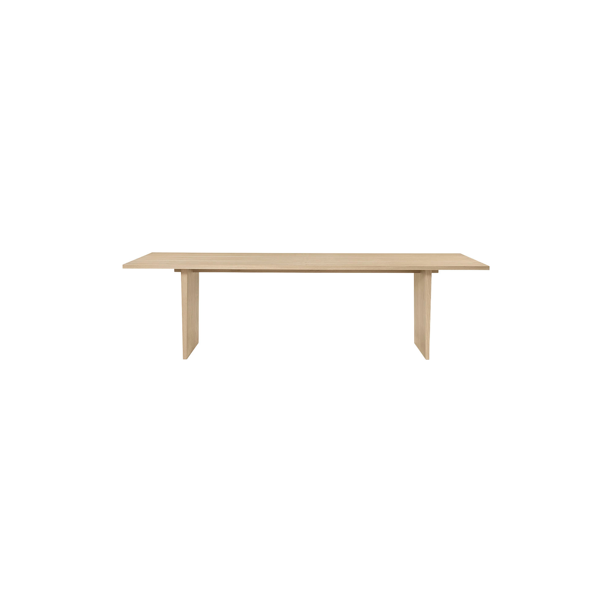 GUBI - Private Dining Table, light stained oak - 260 cm