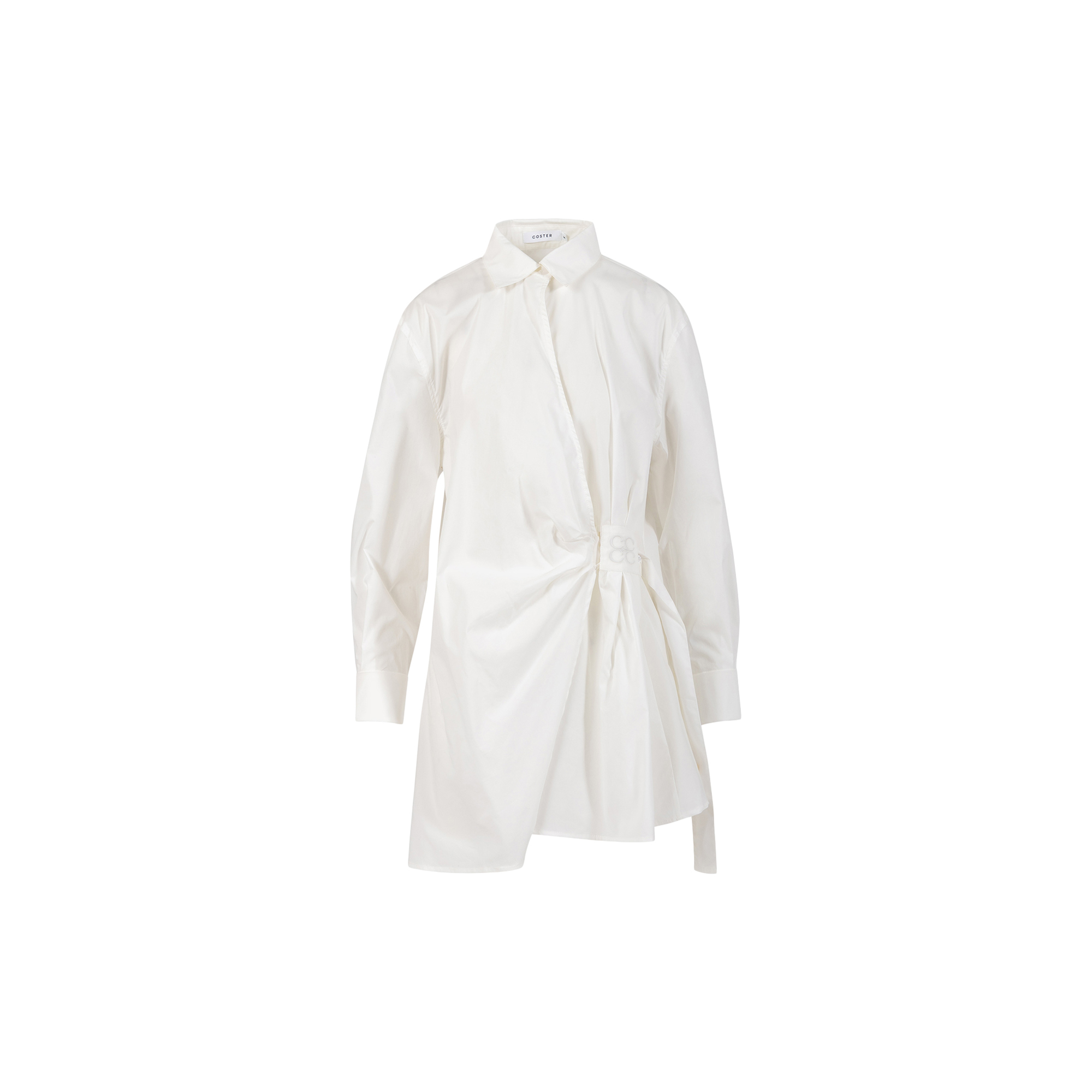 Coster Copenhagen - Wrap dress, white - Str. 38