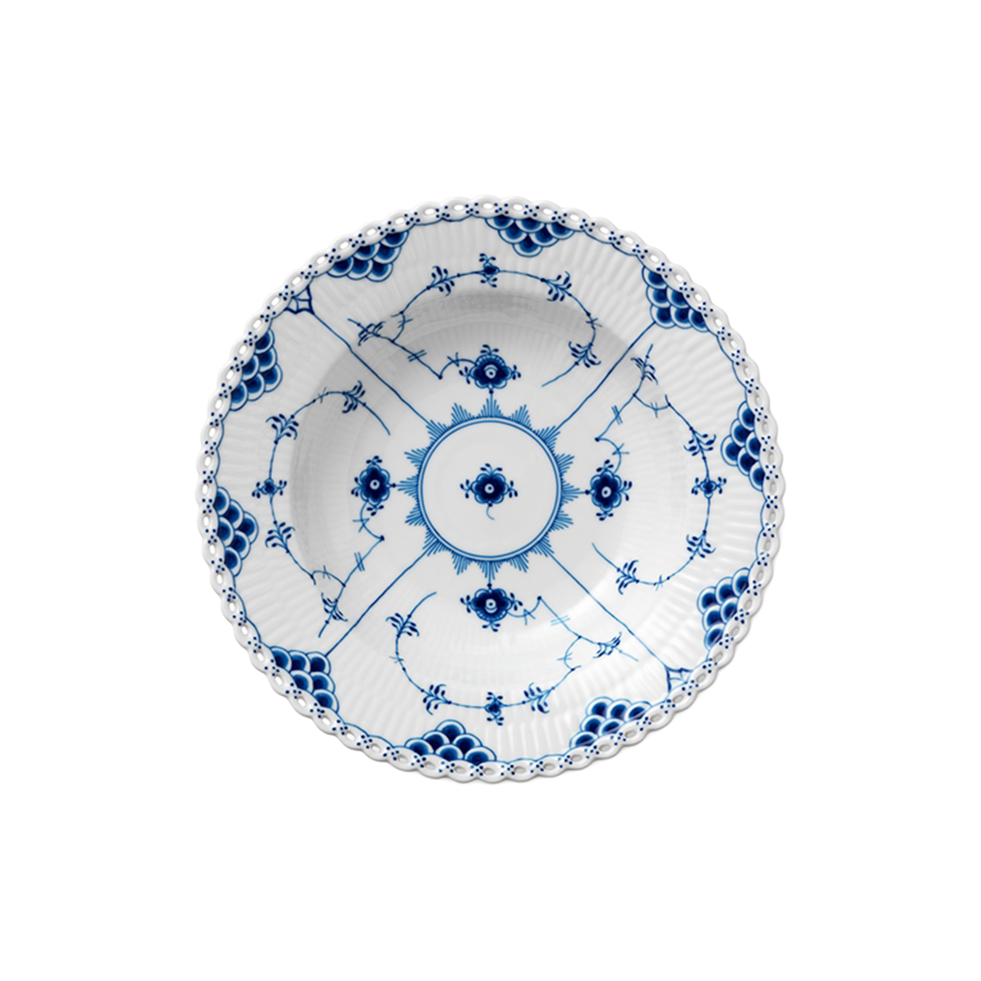 Royal Copenhagen - Musselmalet Helblonde dyb tallerken Ø 23 cm