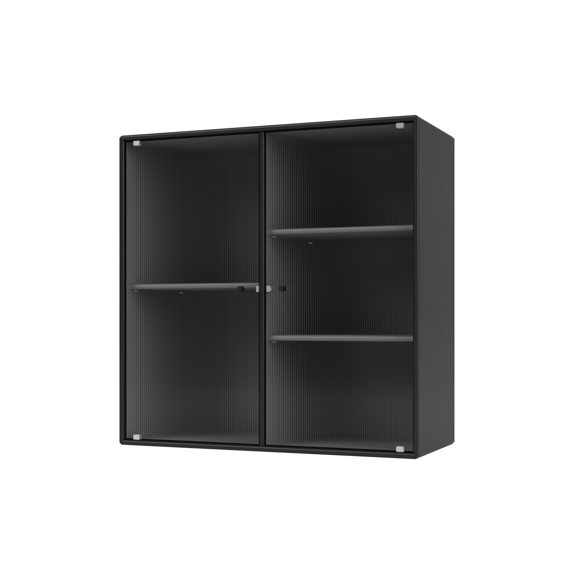 Montana Furniture - RIPPLE II vitrineskab, 05 black