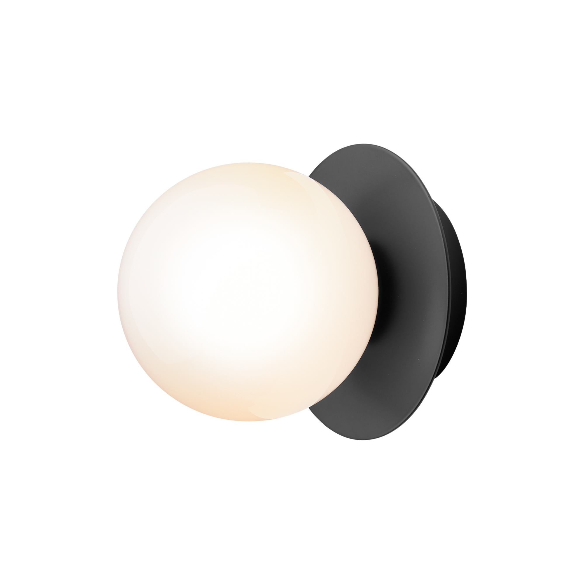 Nuura - Liila 1 Small Wall Lamp, black/opal