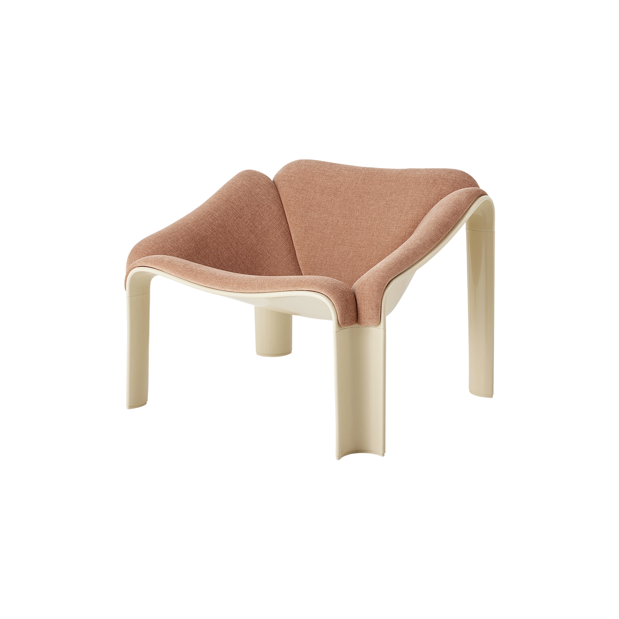 GUBI - F300 Lounge Chair, pastel green/Belsuede Special 132