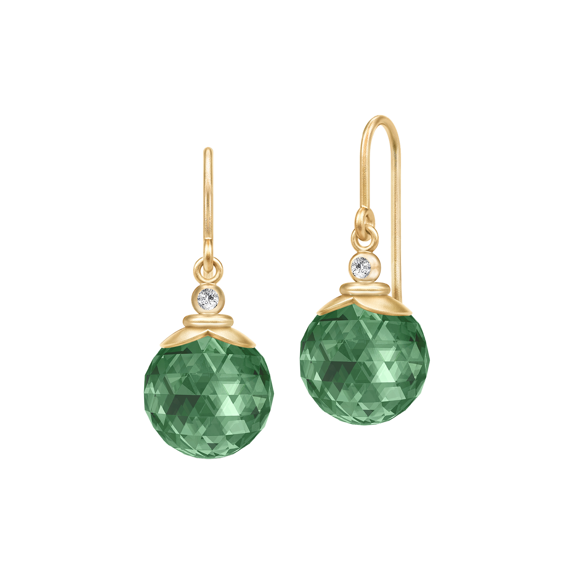 Julie Sandlau - Berry Earring, gold/turmalin