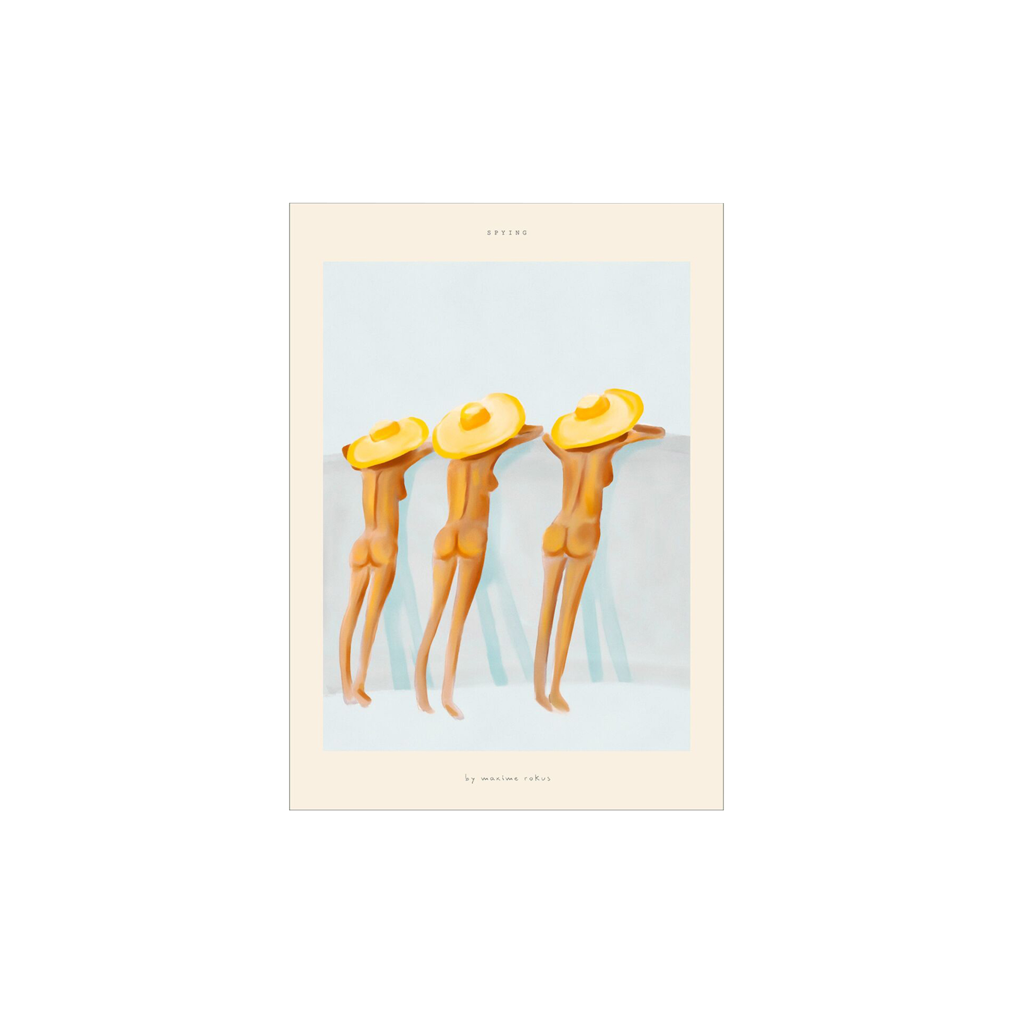 Poster & Frame - Maxime - Spying - 30x40 cm