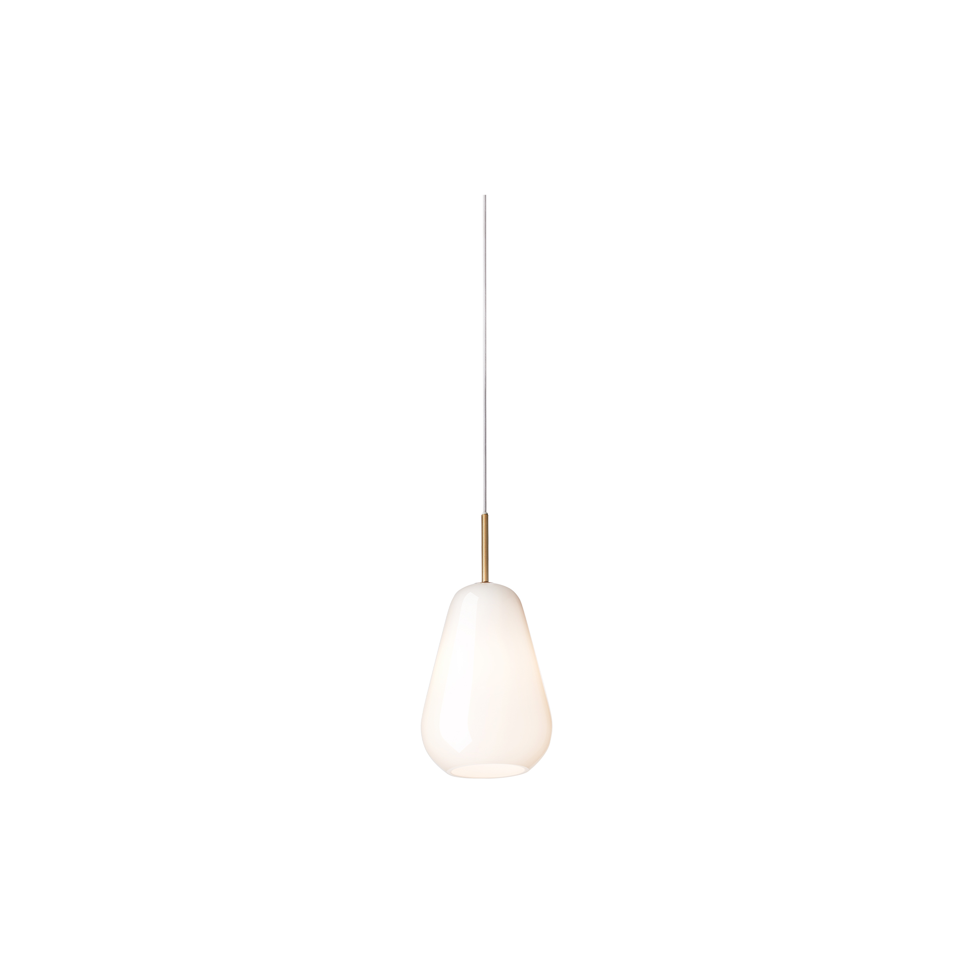 Nuura - Anoli 1 Small Pendant, nordic gold/opal