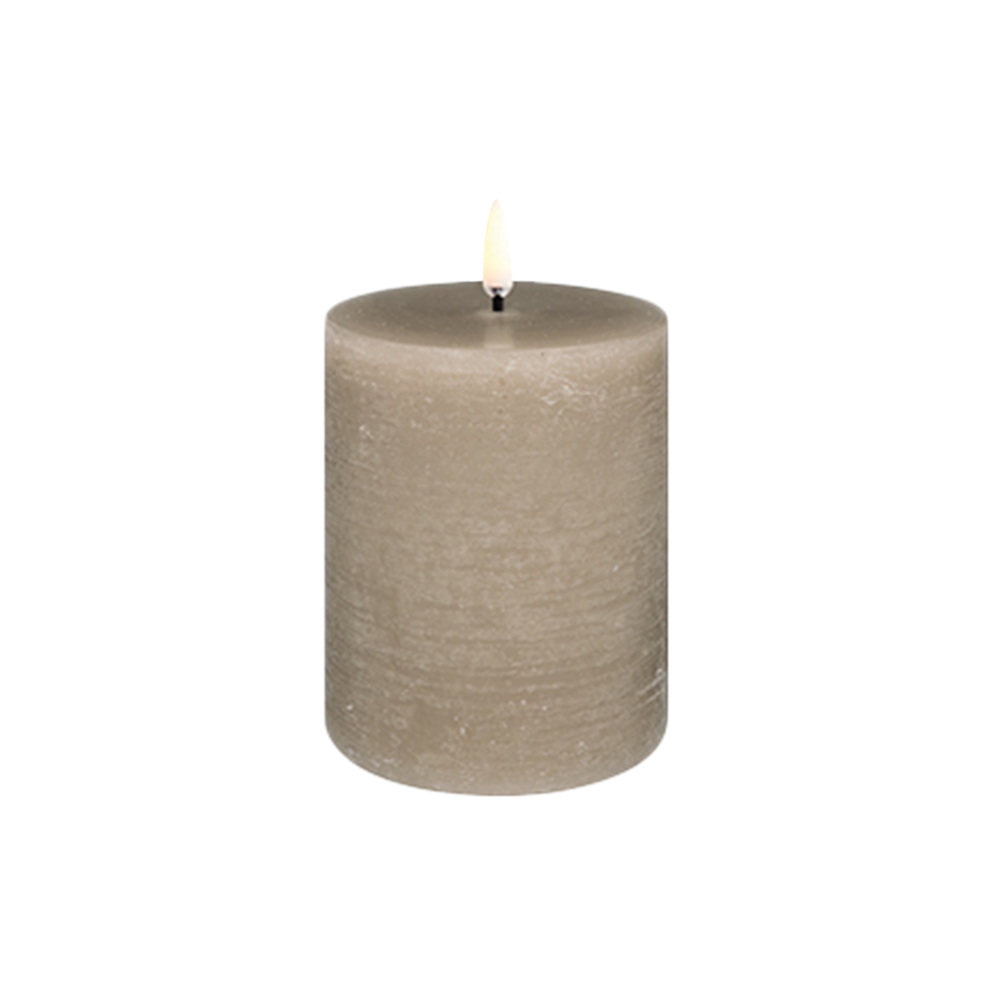 Uyuni Lighting - LED Pillar Candle 10 cm, sandstone - H10 cm