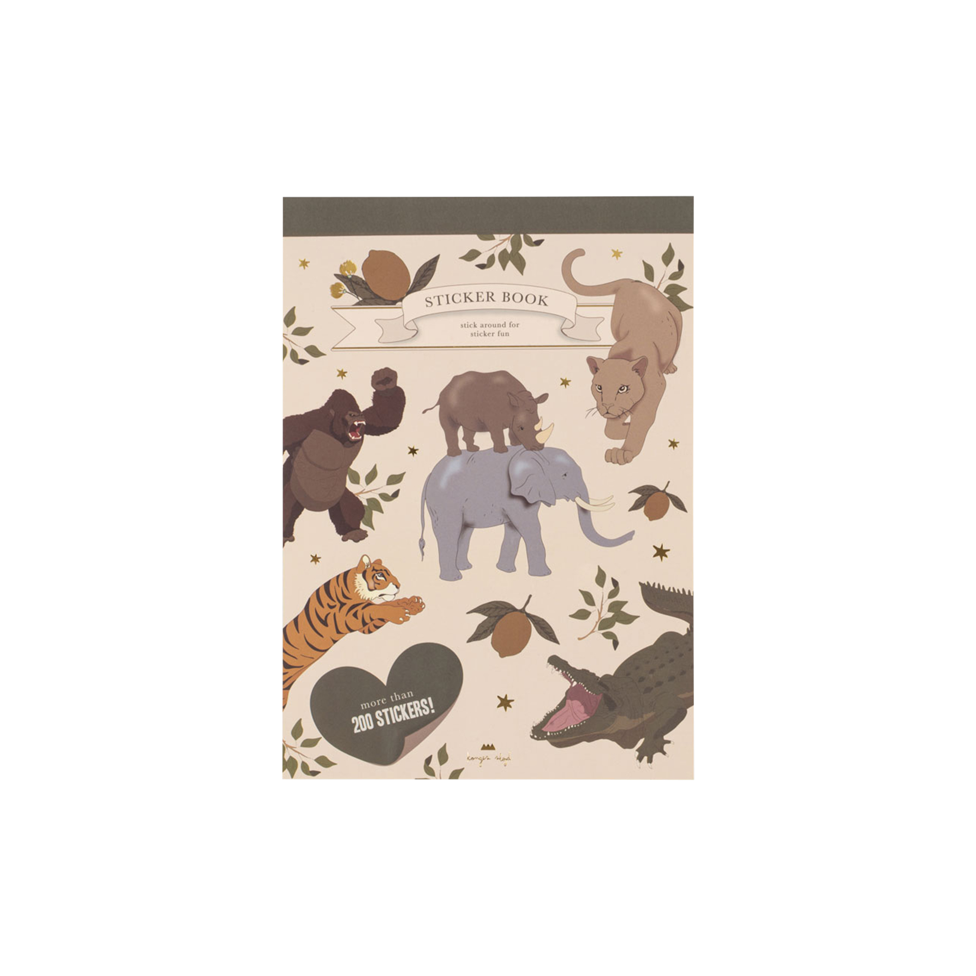 Konges Sløjd - A Sticker A Day, tiger