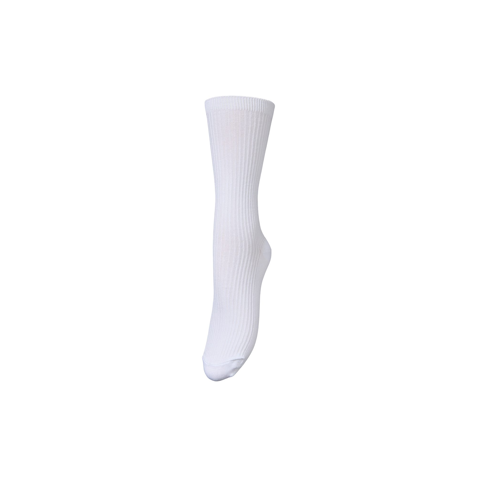 Becksöndergaard - Telma Solid Sock, white - 37-39