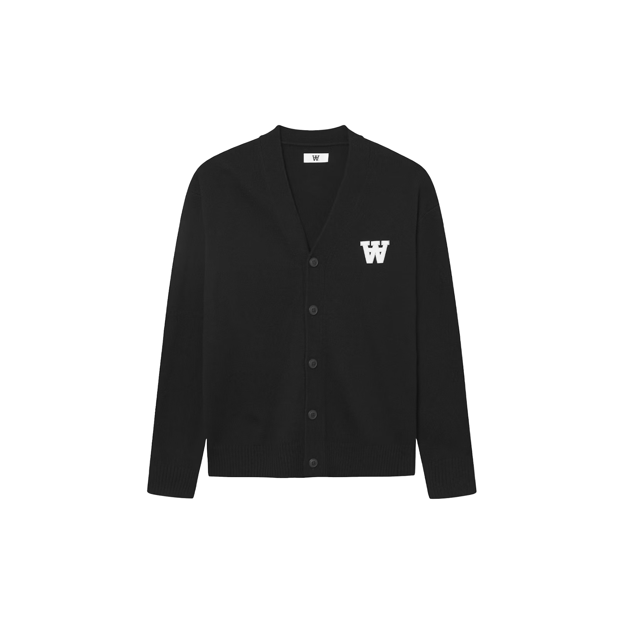 Wood Wood - WWTay Cardigan, black - Str. XL
