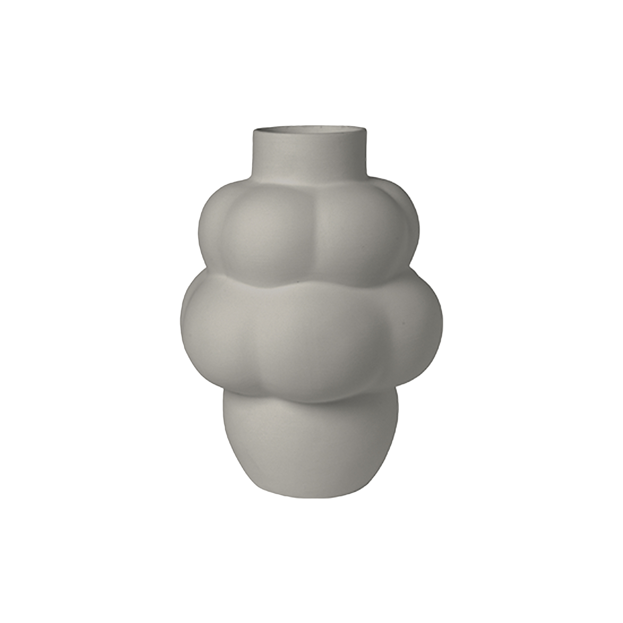 Louise Roe - Balloon vase 04, sanded grey