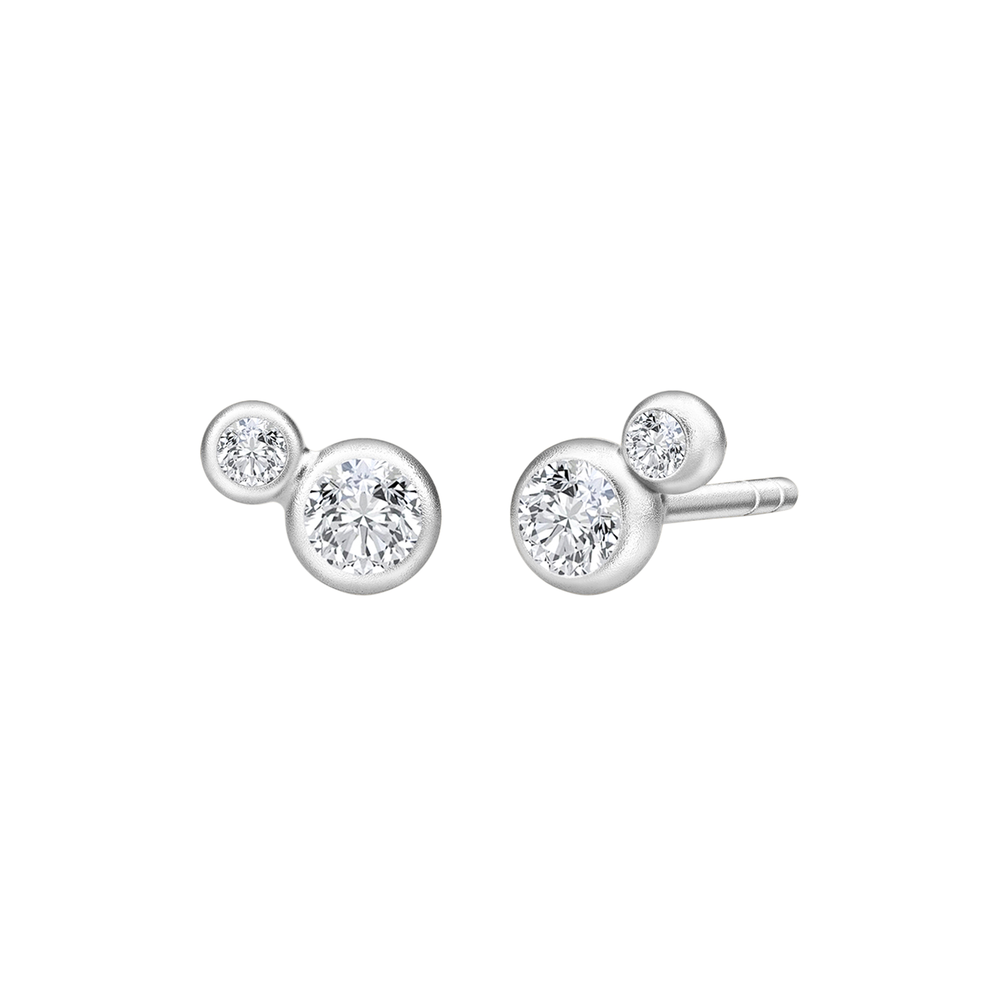 Julie Sandlau - Fina Earstuds, silver, Finesse