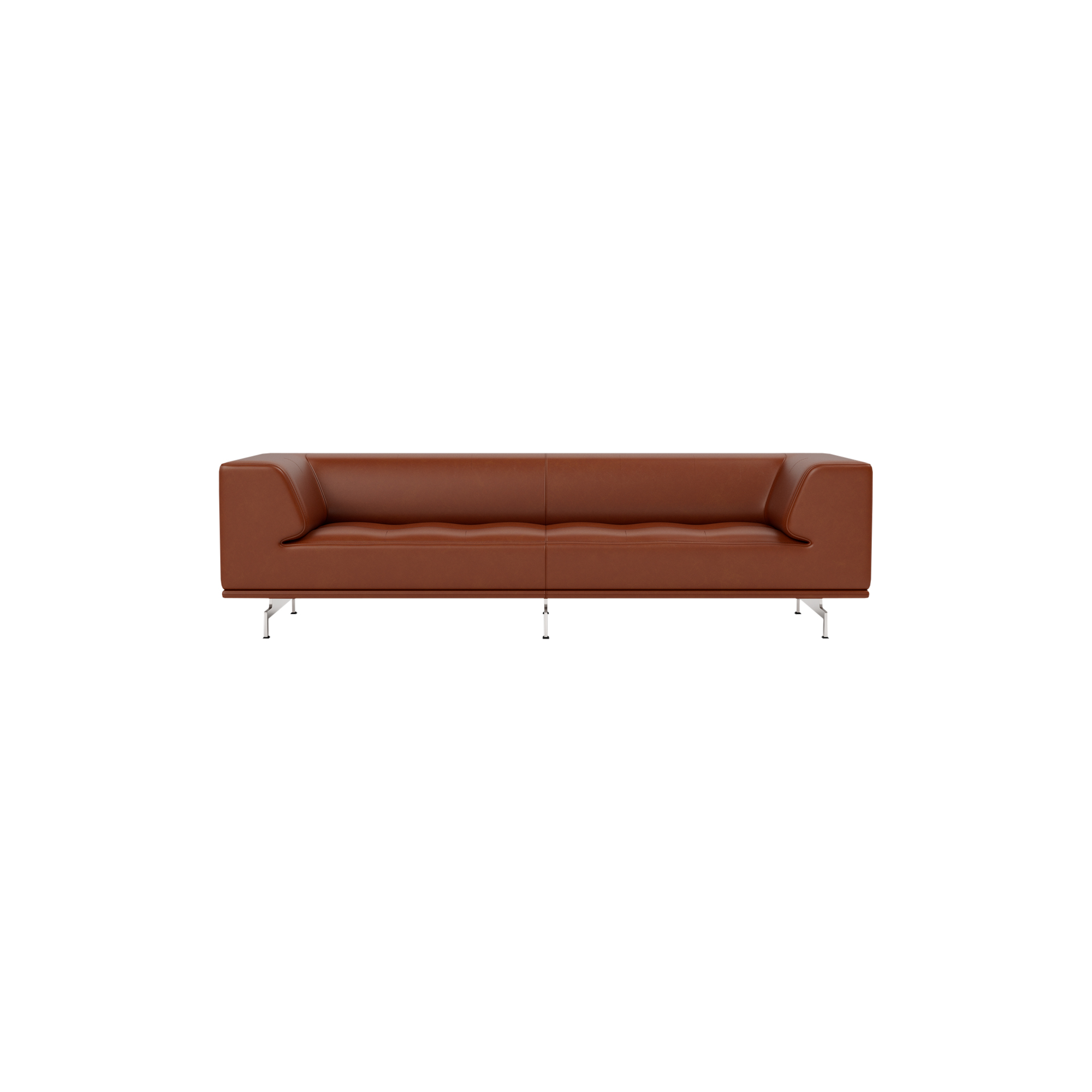 Fredericia Furniture - 4511 Delphi sofa, Cera 905/aluminium - H: 66 x L: 240 x D: 85 cm.