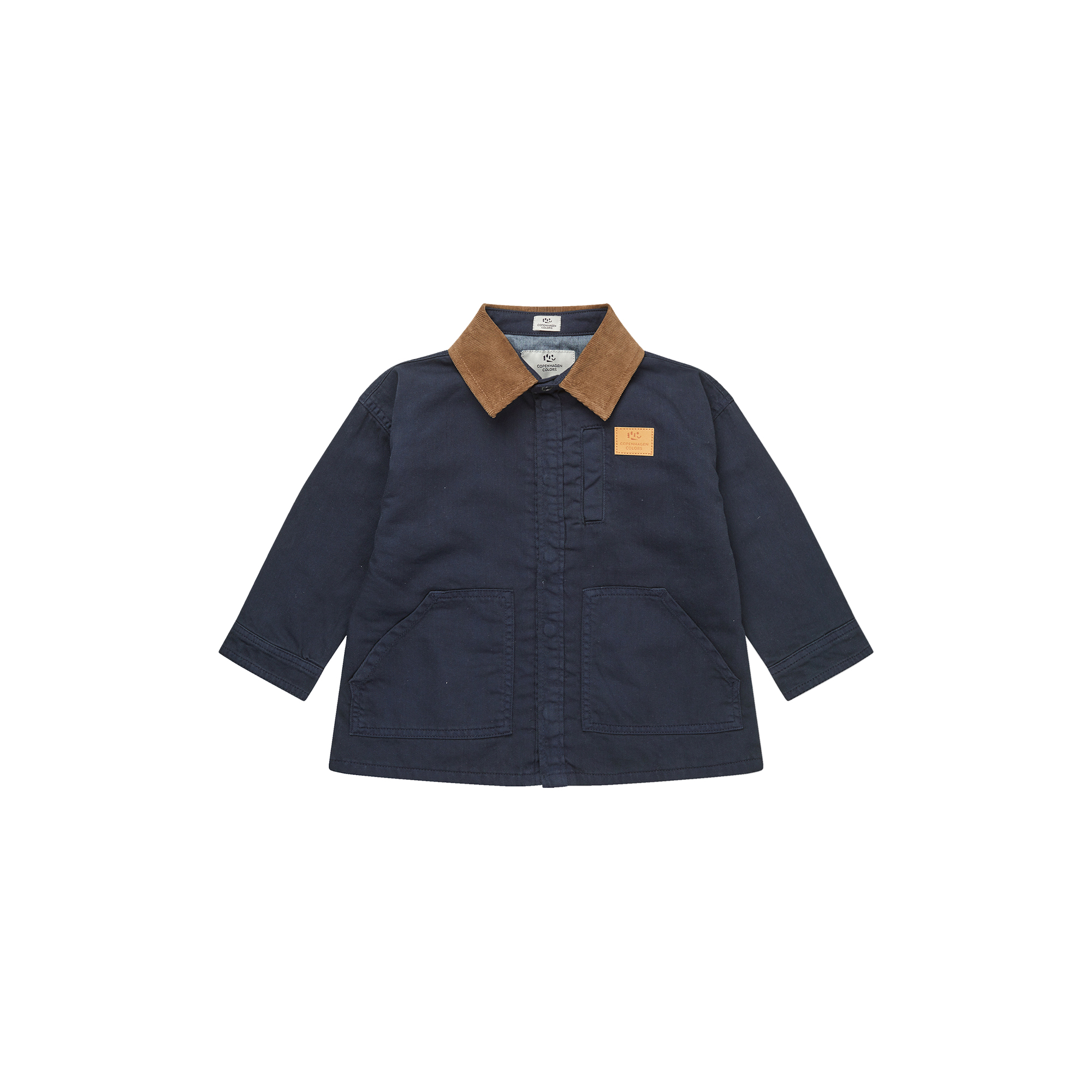 Copenhagen Colors Organics - Twill Jacket w. Corduroy Collar - Str. 92