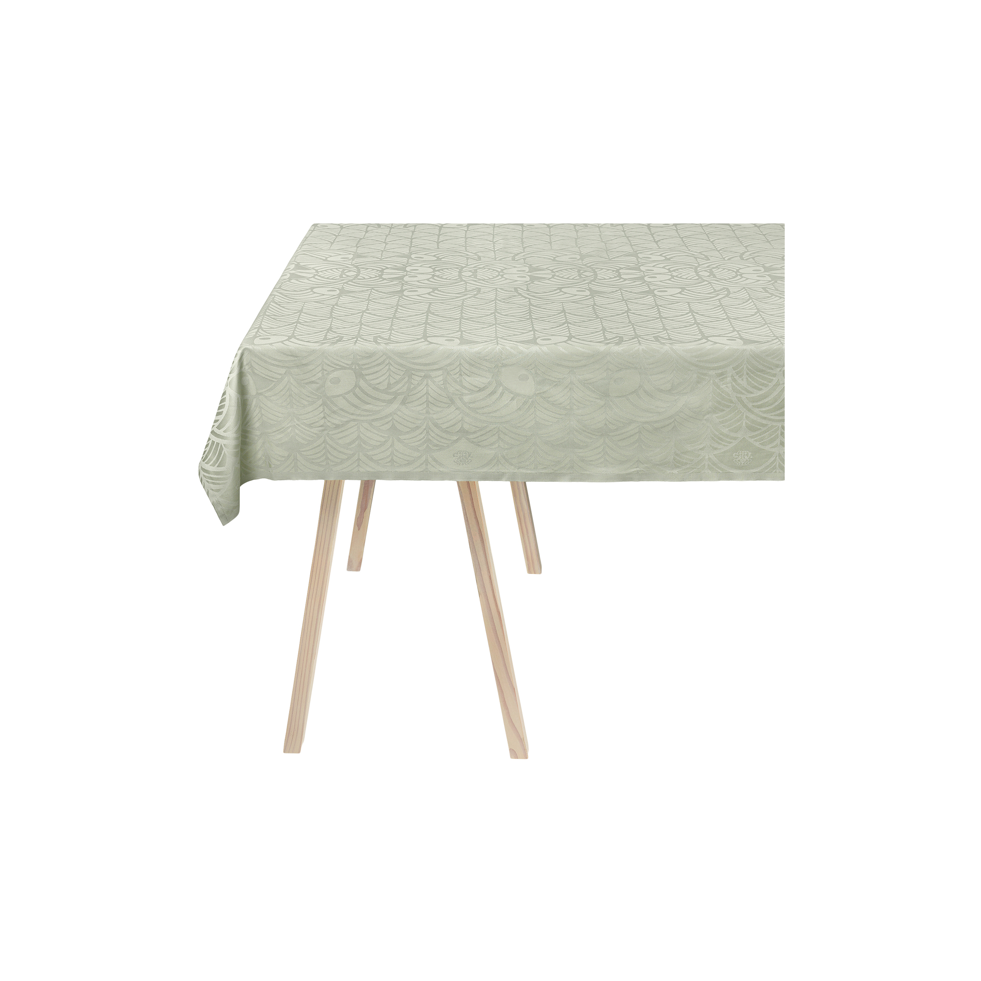 Georg Jensen Damask - EASTER damaskdug, light green - 140x240 cm