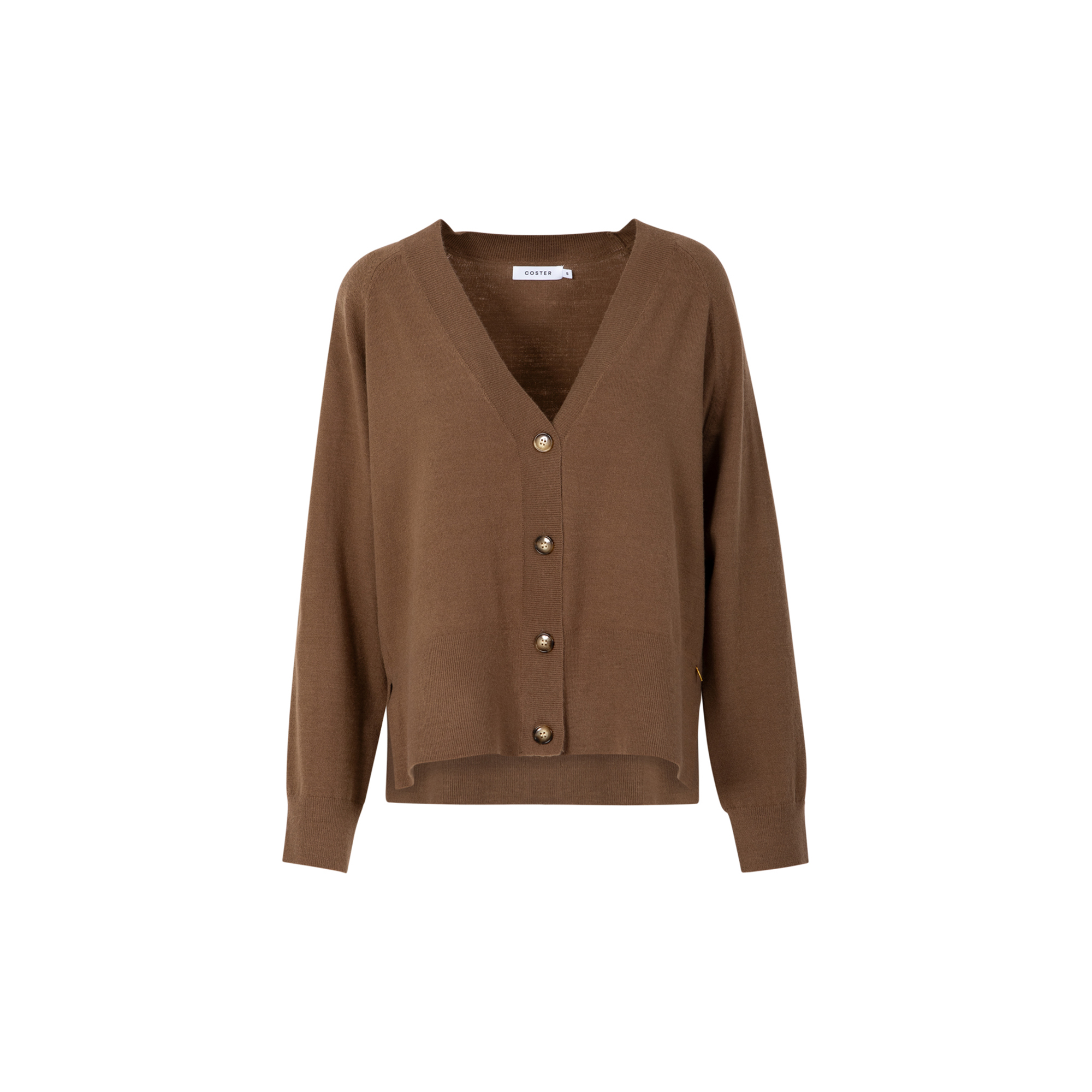 Coster Copenhagen - Knit cardigan, mocca mousse - Str. M