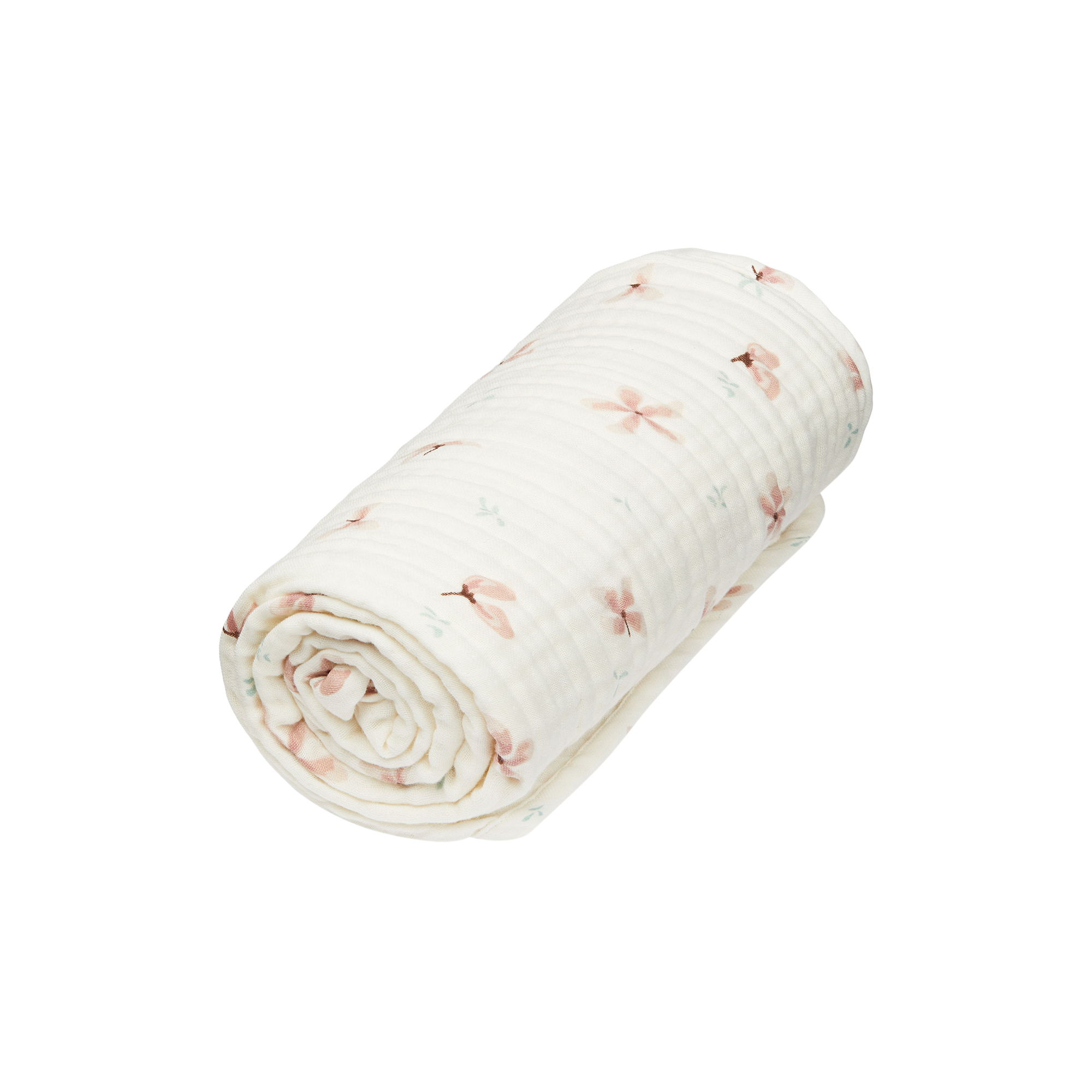Cam Cam Copenhagen - Muslin babytæppe, windflower creme