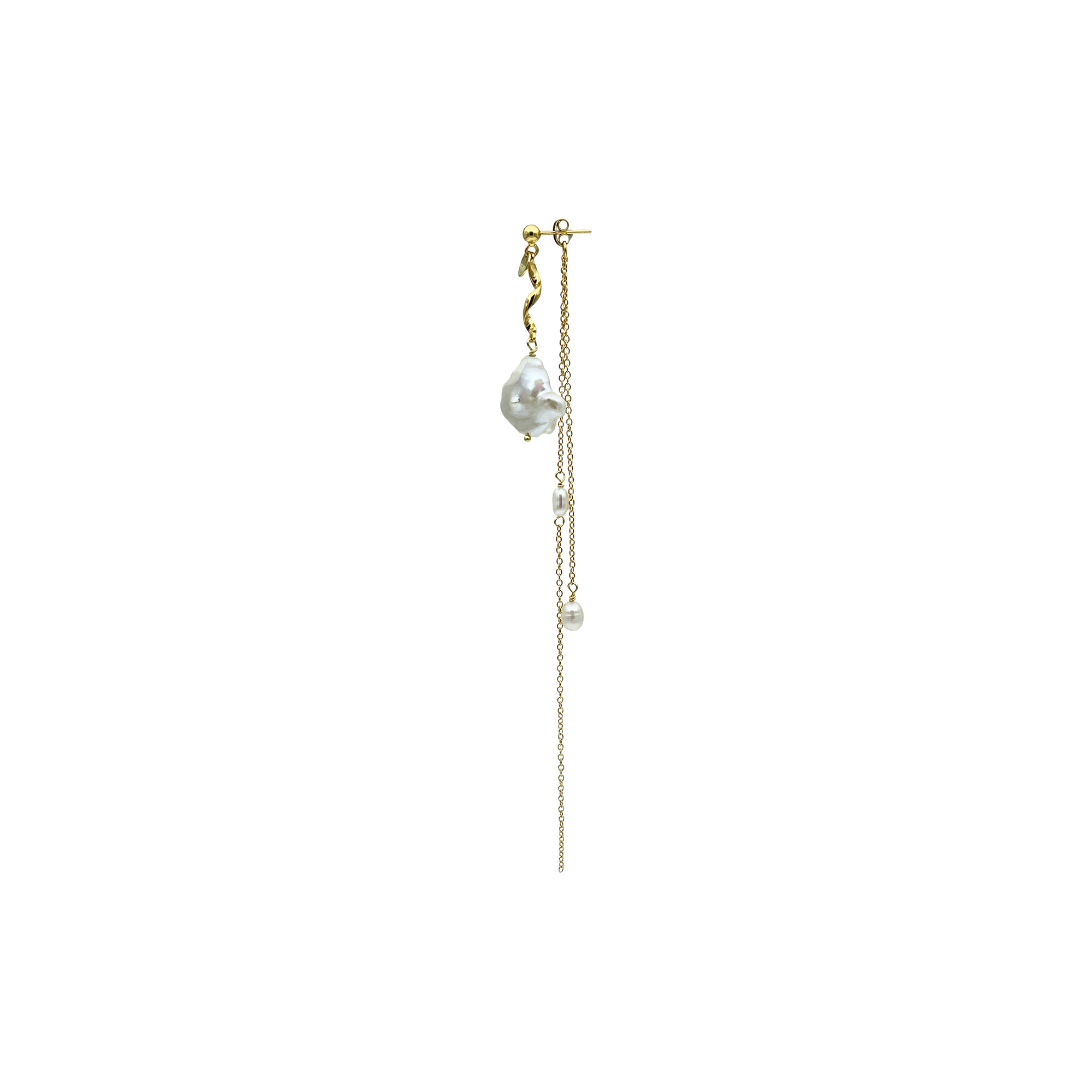 Nuni Copenhagen - Liva ørering, pearl