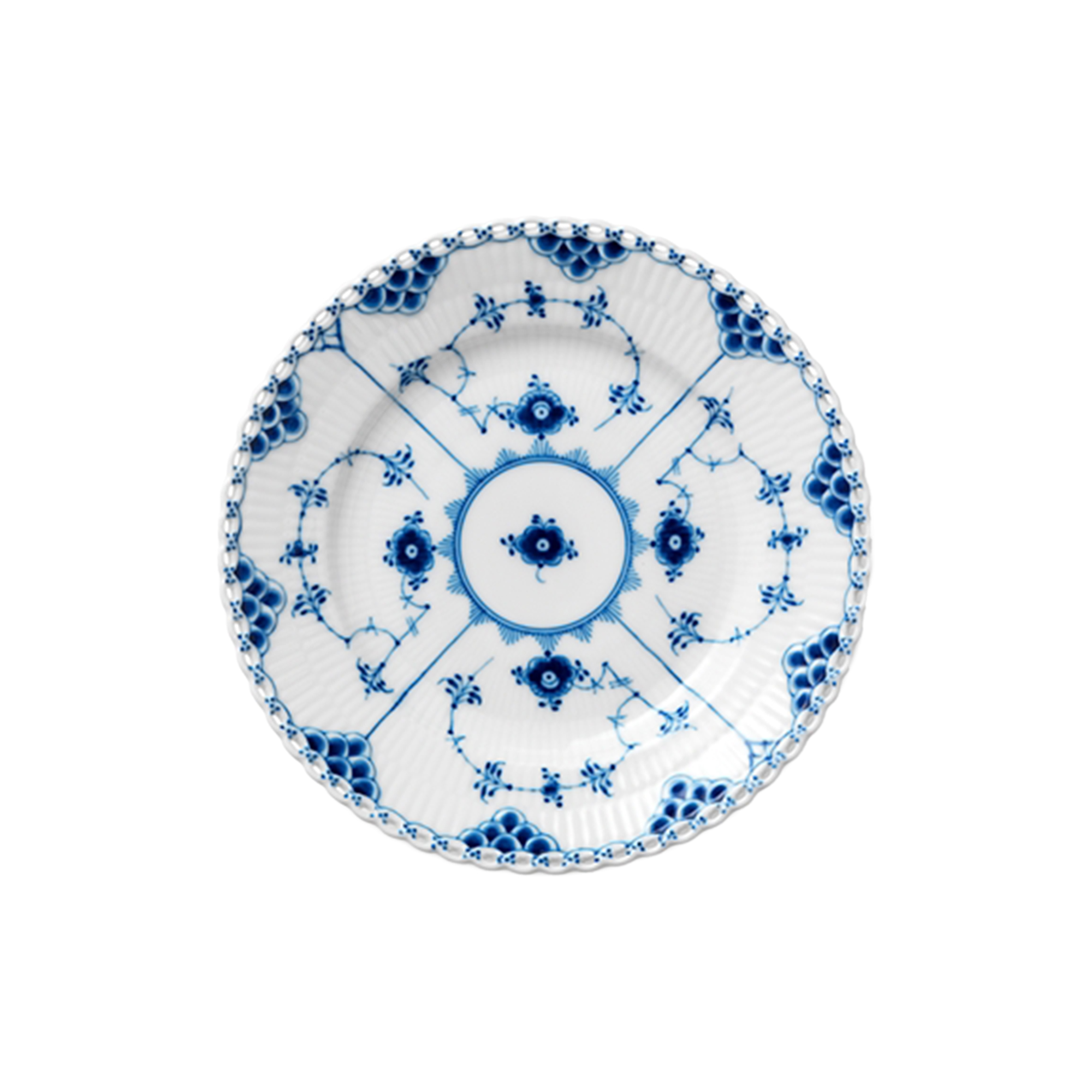 Royal Copenhagen - Musselmalet Helblonde tallerken Ø 17 cm