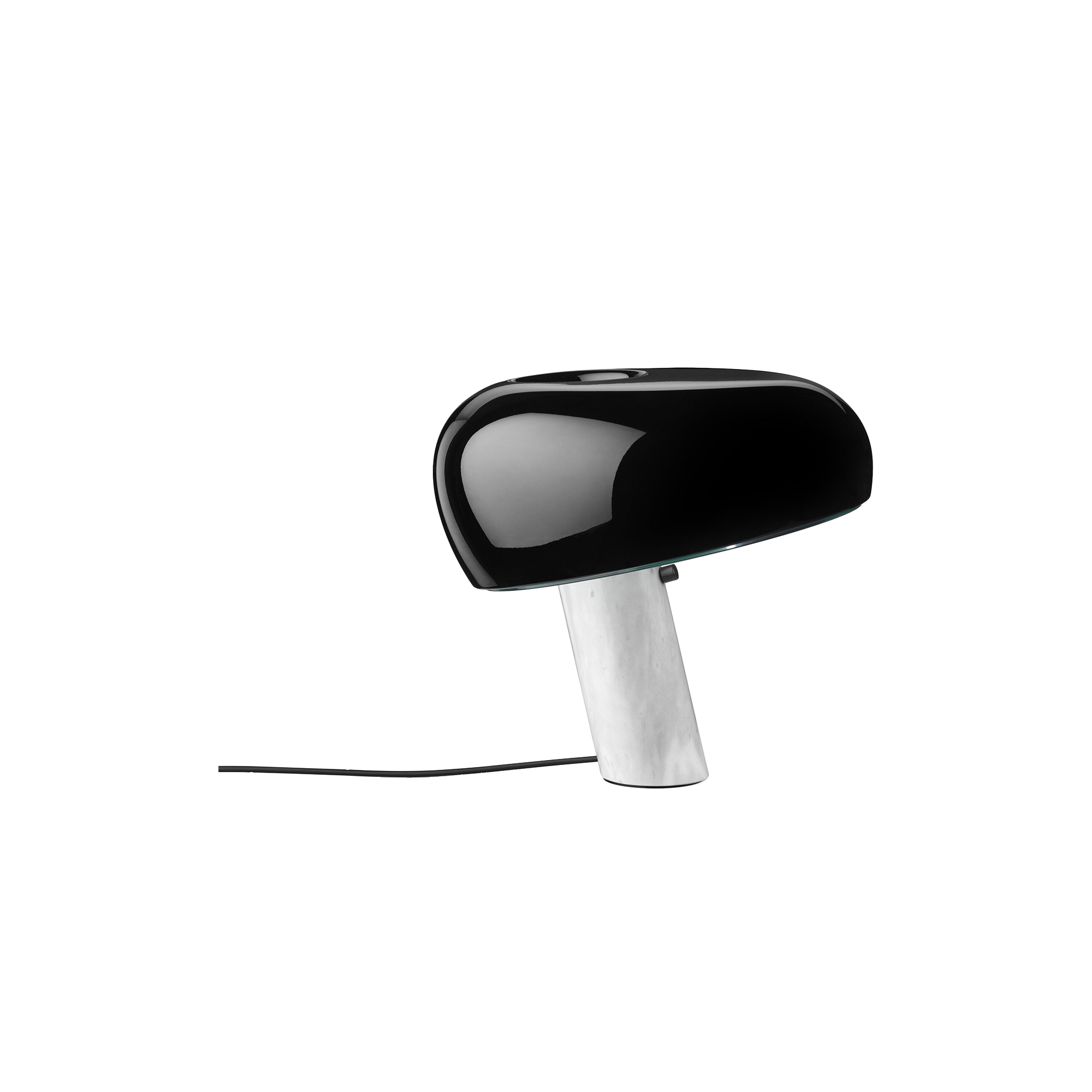 Flos - Snoopy bordlampe, black - H: 36,9 x B: 39,4 cm.